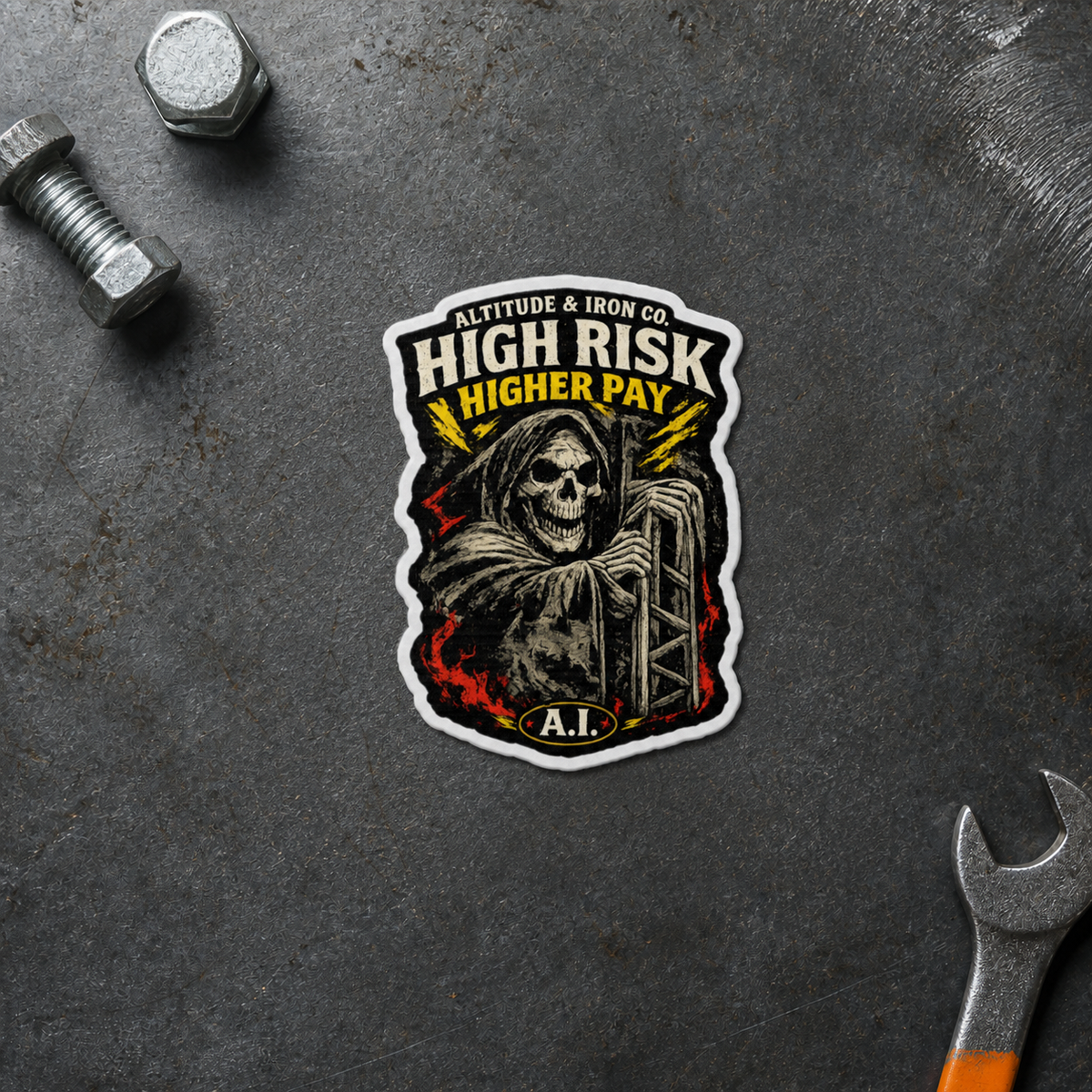 High Risk Reaper Sticker
