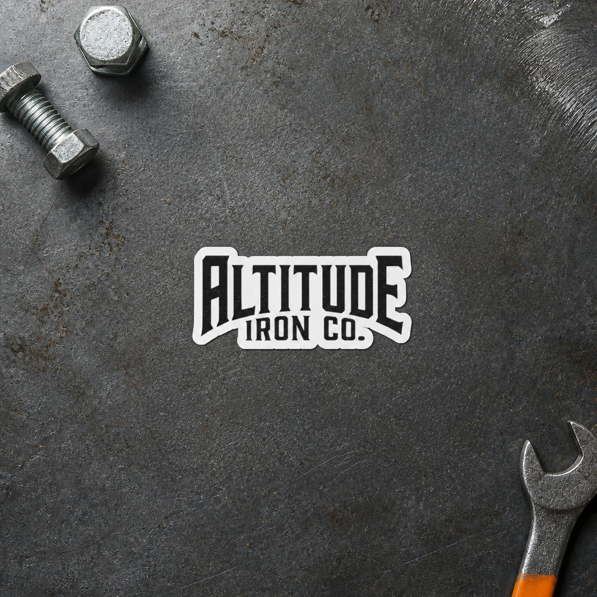 Retro Bold Logo Sticker