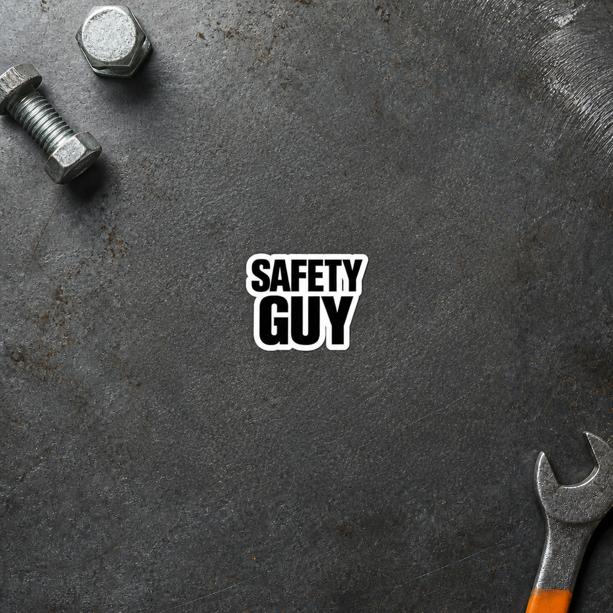 Safety Guy Sticker