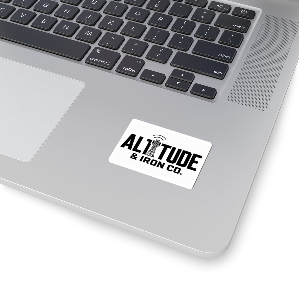Altitude & Iron Co. Logo Sticker — Industrial Telecom Tower Kiss-Cut Vinyl