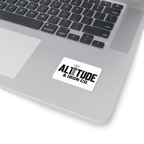 Altitude & Iron Co. Logo Sticker — Industrial Telecom Tower Kiss-Cut Vinyl