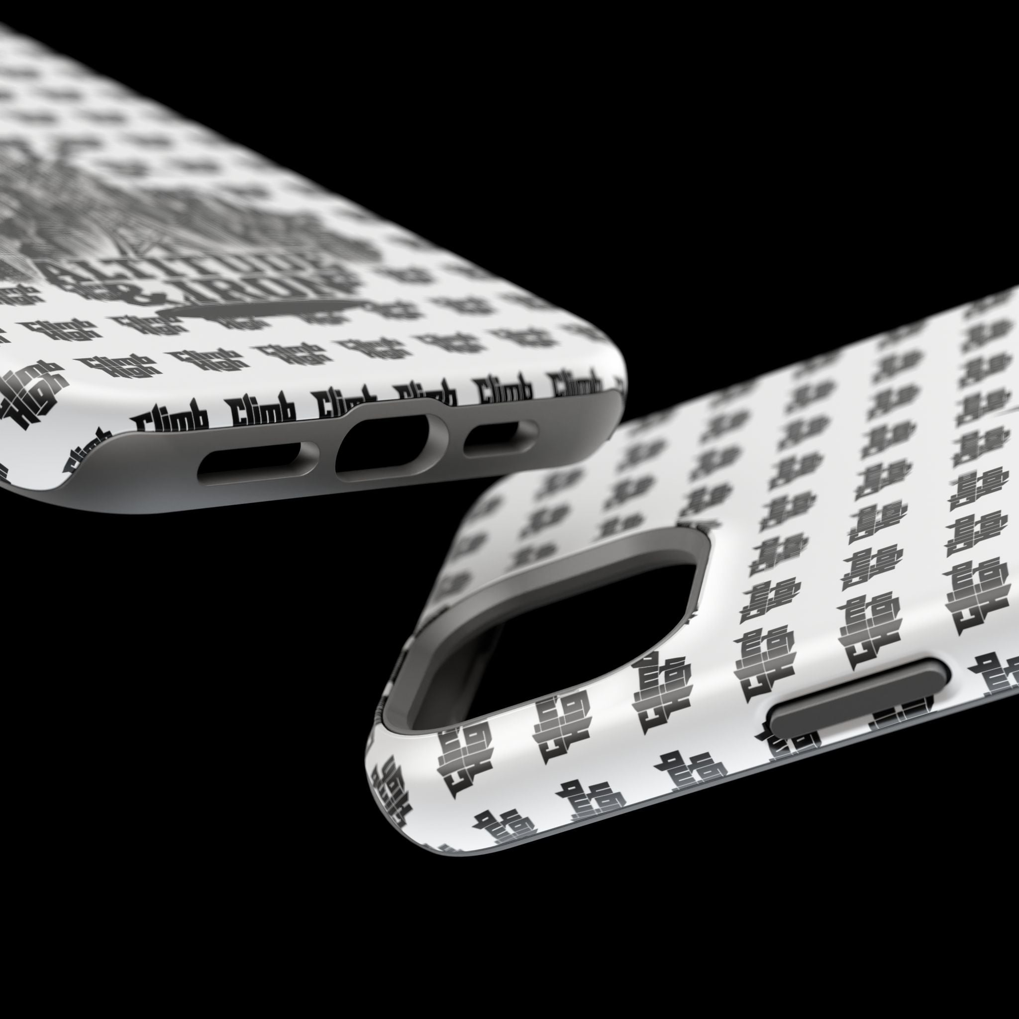 Altitude & Iron Black Crest Magnetic Tough Phone Case