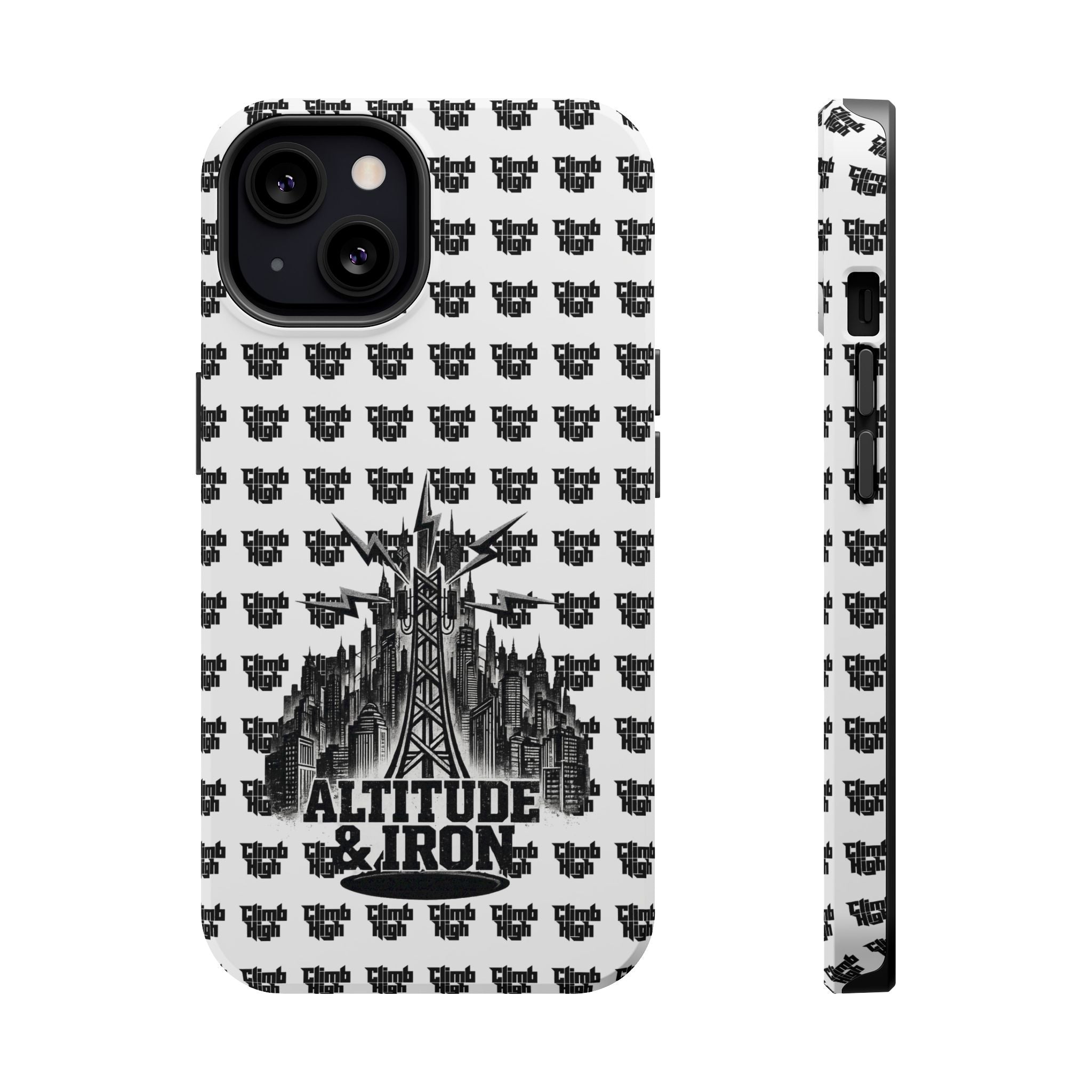 Altitude & Iron Black Crest Magnetic Tough Phone Case