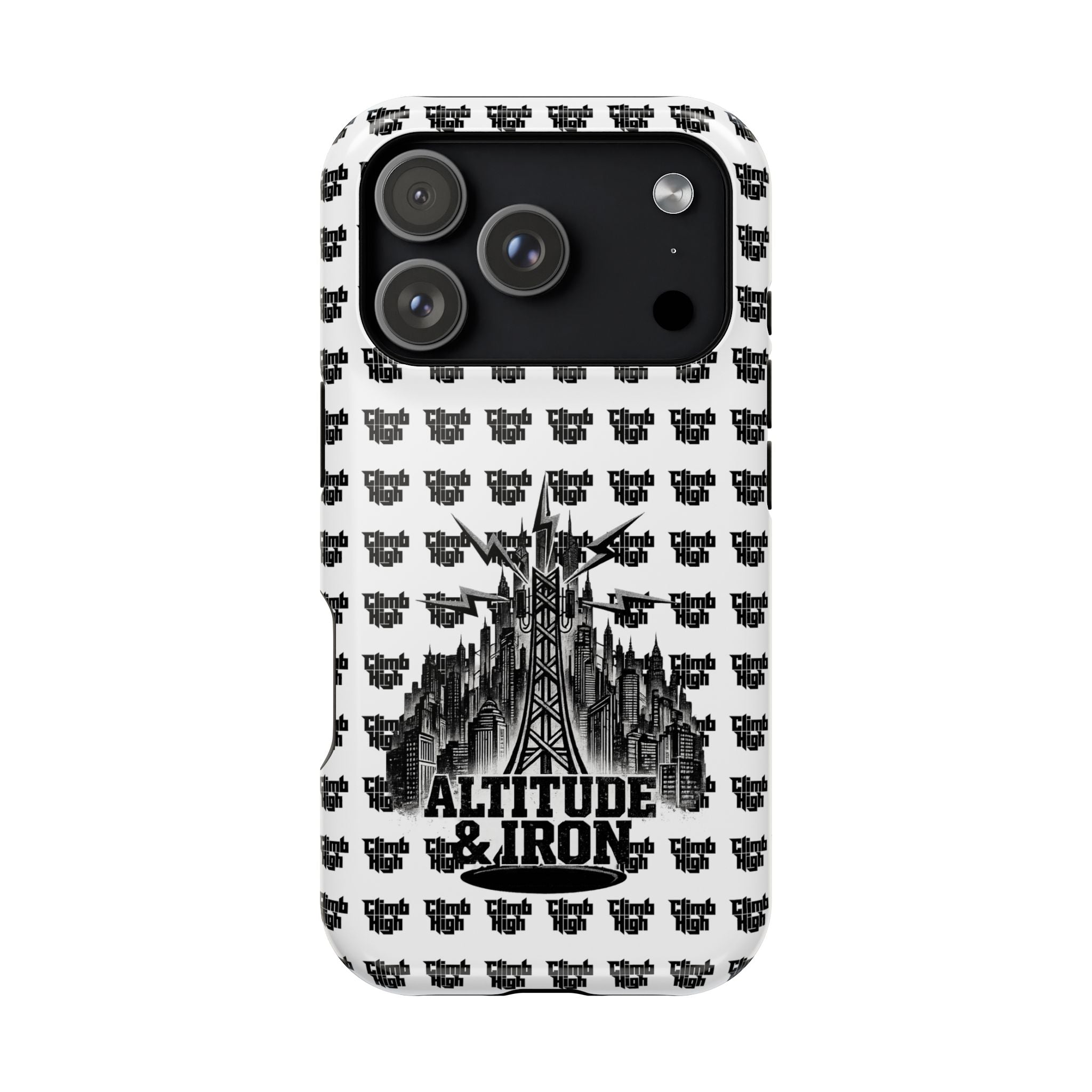 Altitude & Iron Black Crest Magnetic Tough Phone Case