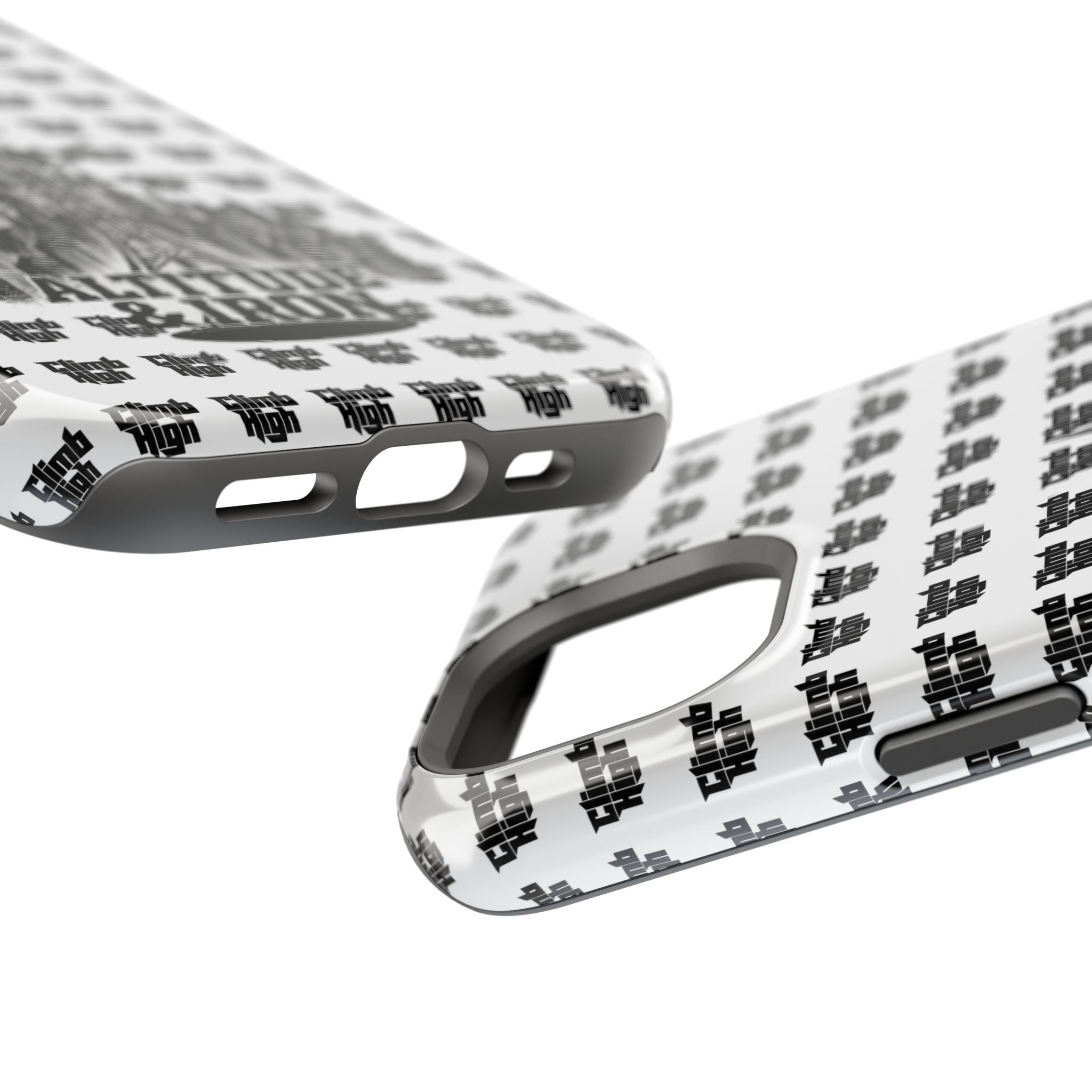 Altitude & Iron Black Crest Magnetic Tough Phone Case
