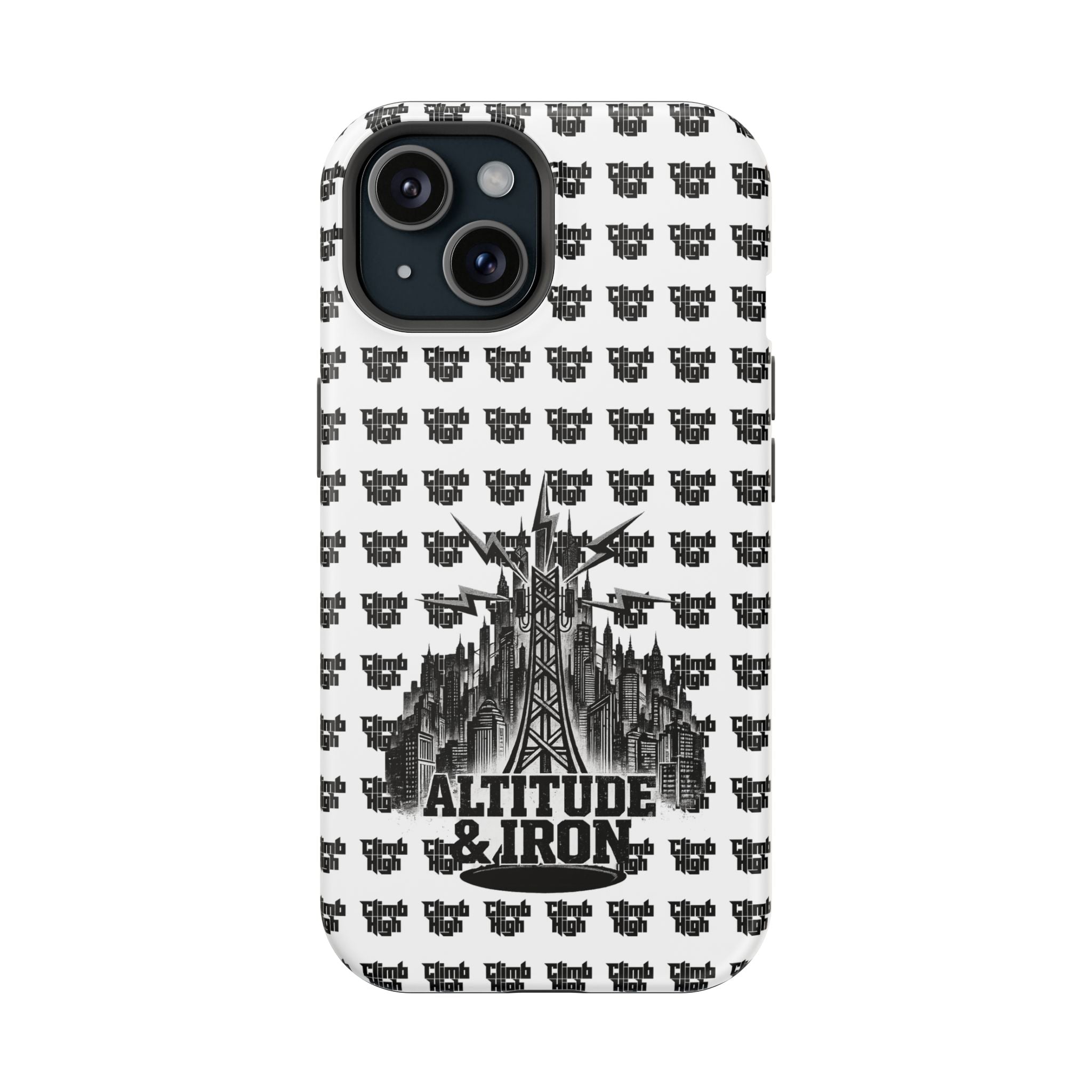 Altitude & Iron Black Crest Magnetic Tough Phone Case