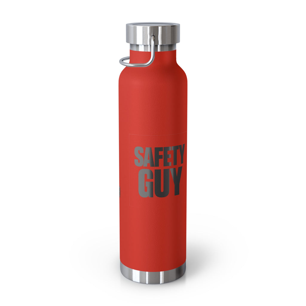"Safety Guy" 22oz Insulated Water Bottle — Copper Vacuum Thermos