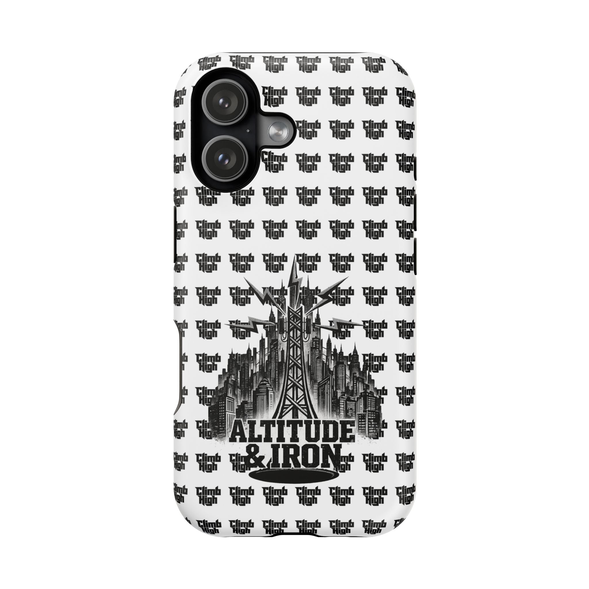 Altitude & Iron Black Crest Magnetic Tough Phone Case