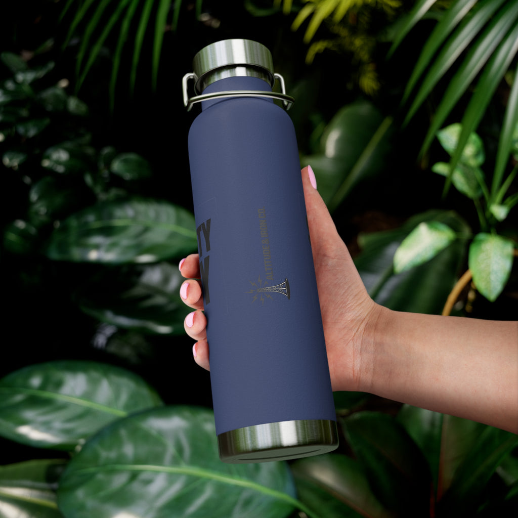 "Safety Guy" 22oz Insulated Water Bottle — Copper Vacuum Thermos