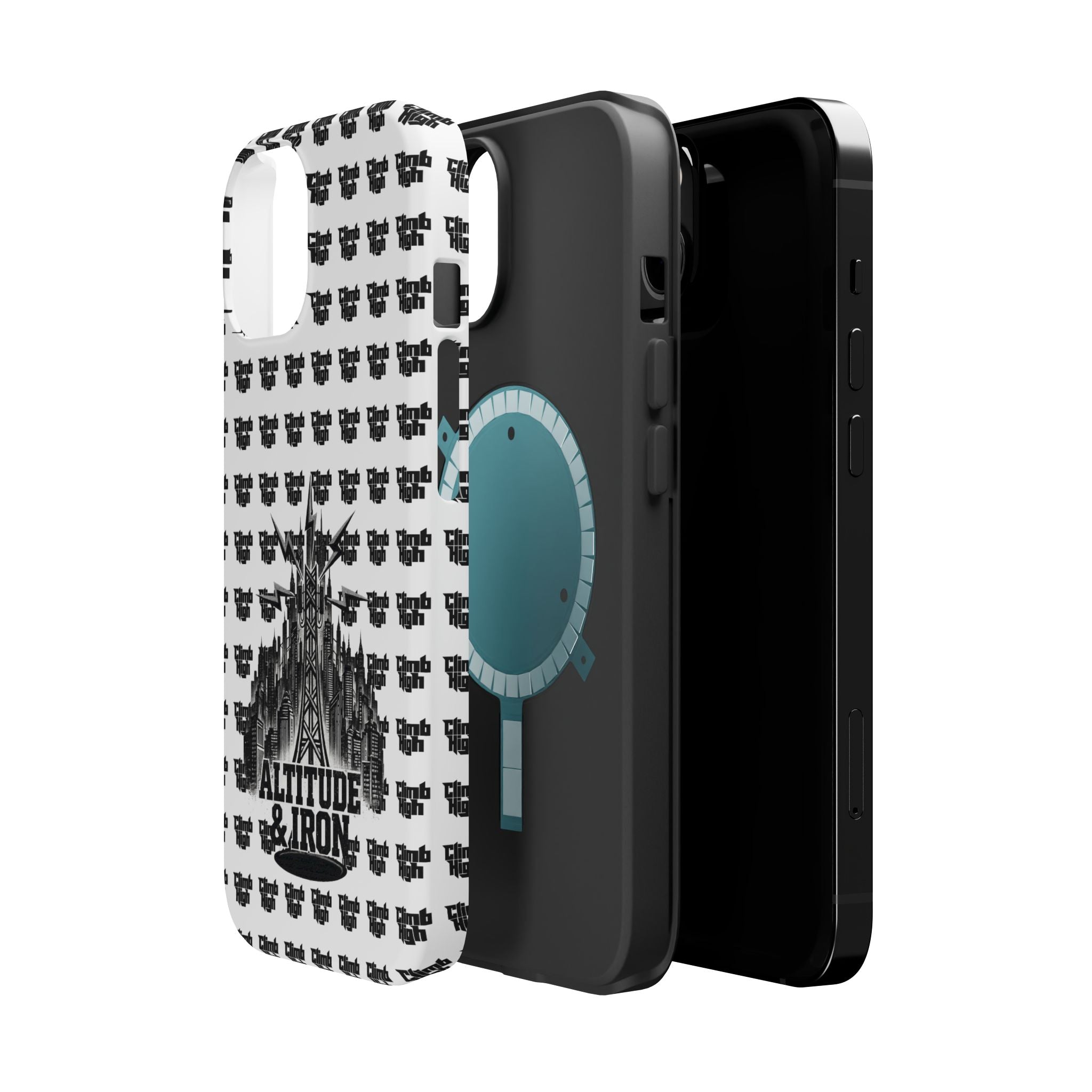 Altitude & Iron Black Crest Magnetic Tough Phone Case