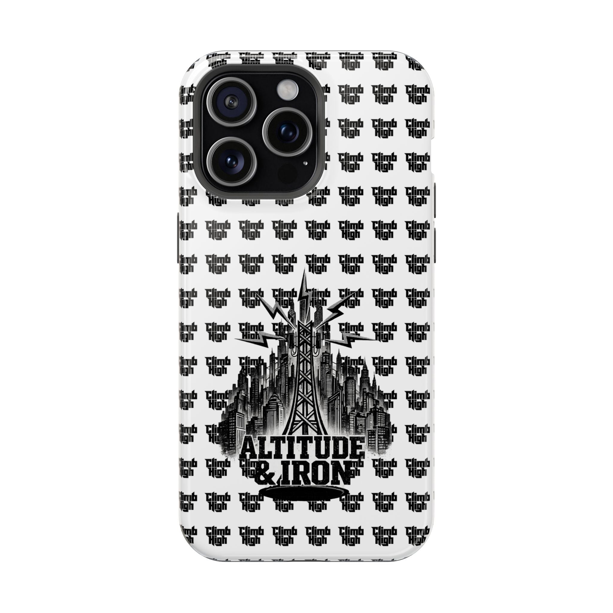 Altitude & Iron Black Crest Magnetic Tough Phone Case