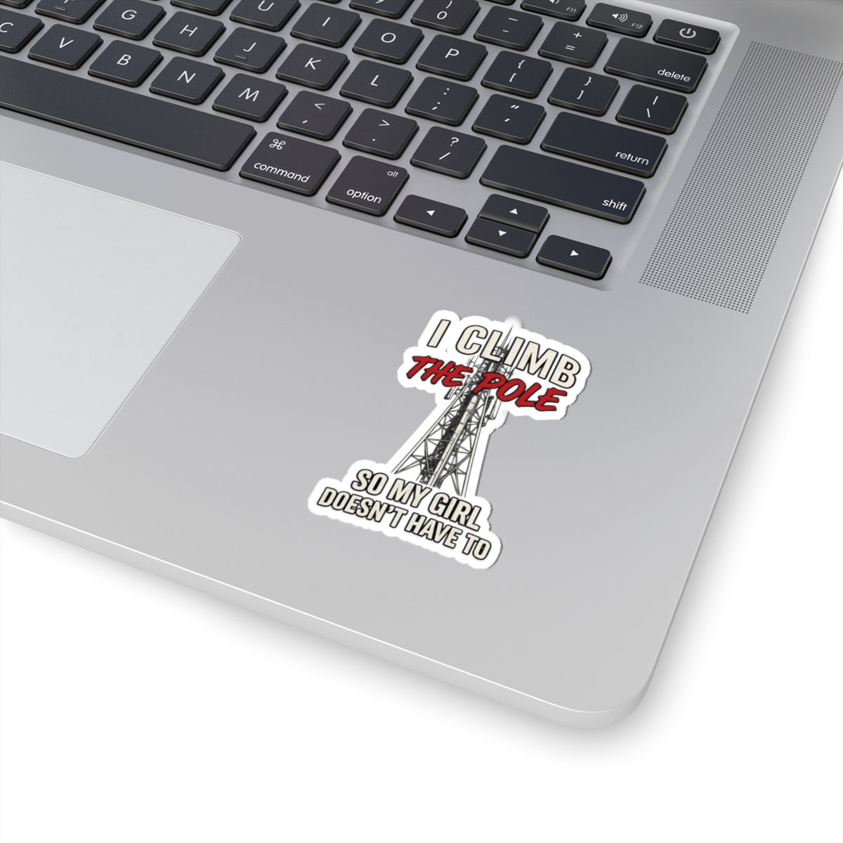 Climb The Pole Sticker