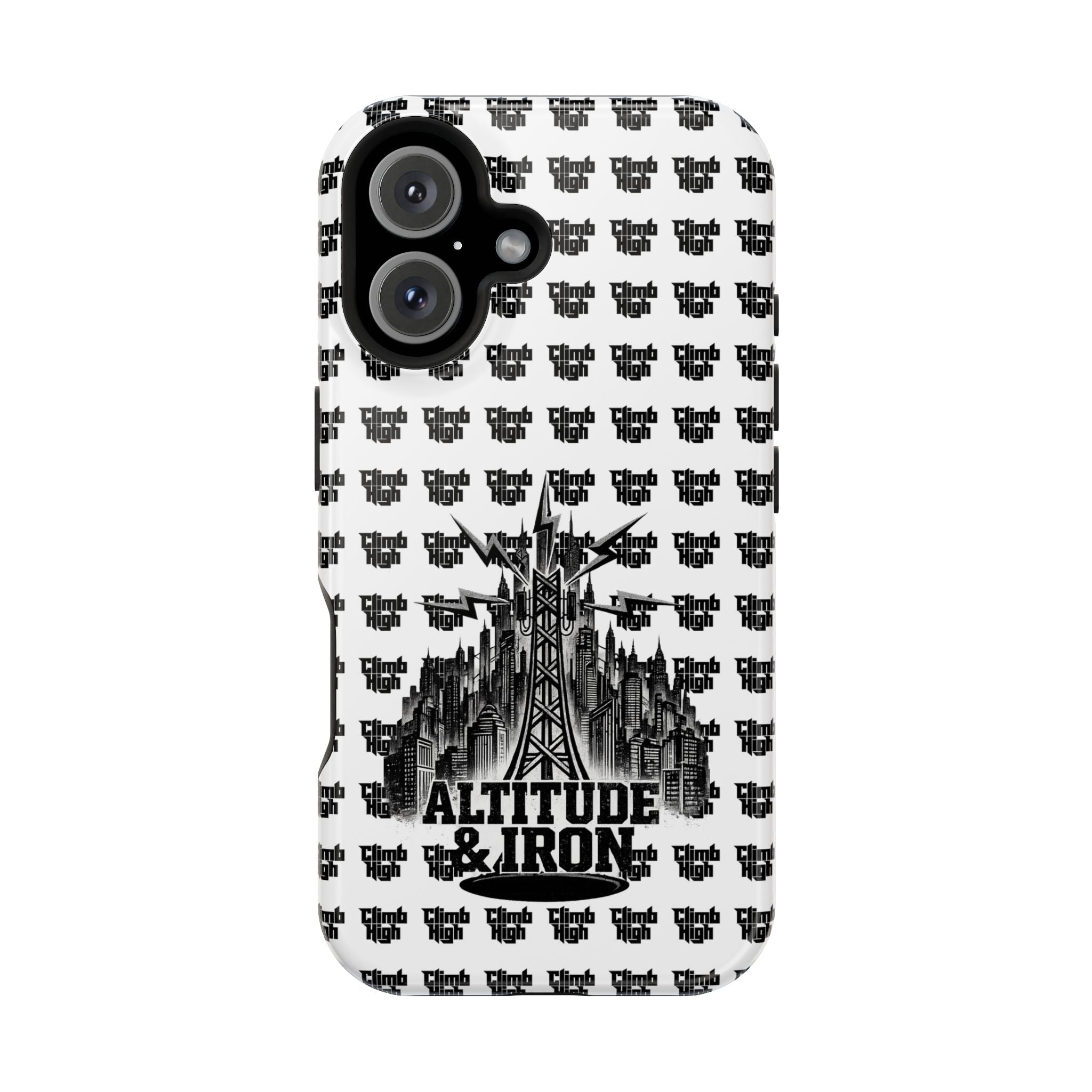 Altitude & Iron Black Crest Magnetic Tough Phone Case