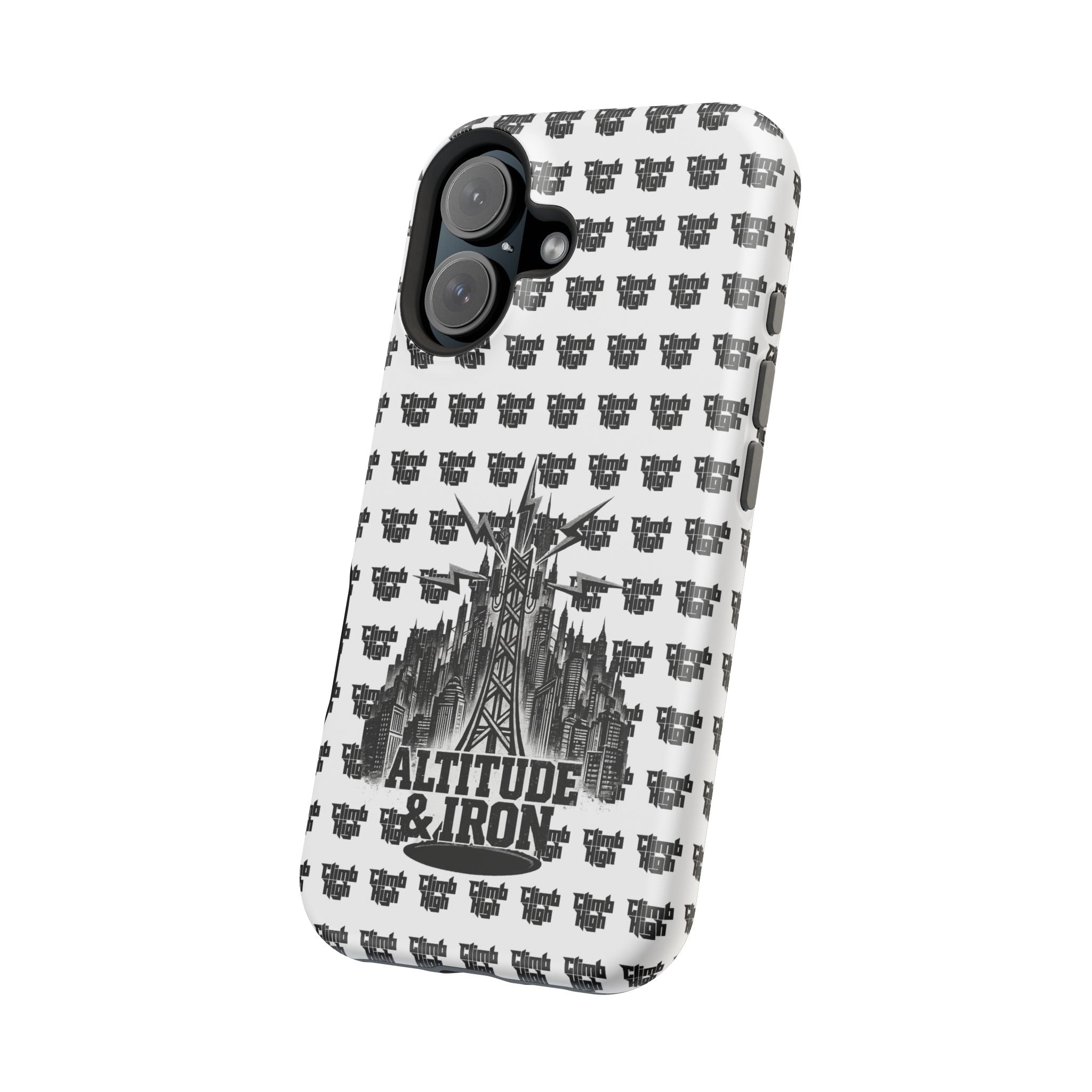 Altitude & Iron Black Crest Magnetic Tough Phone Case