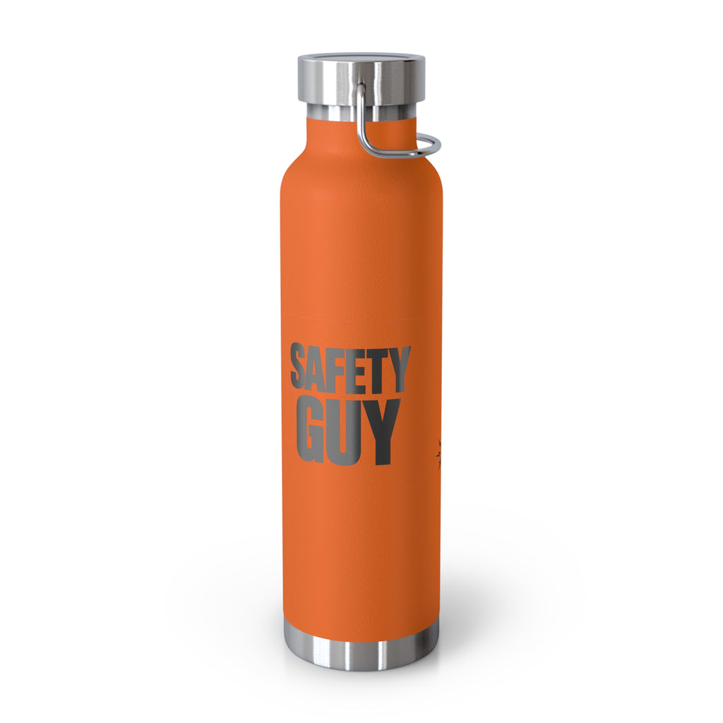 "Safety Guy" 22oz Insulated Water Bottle — Copper Vacuum Thermos