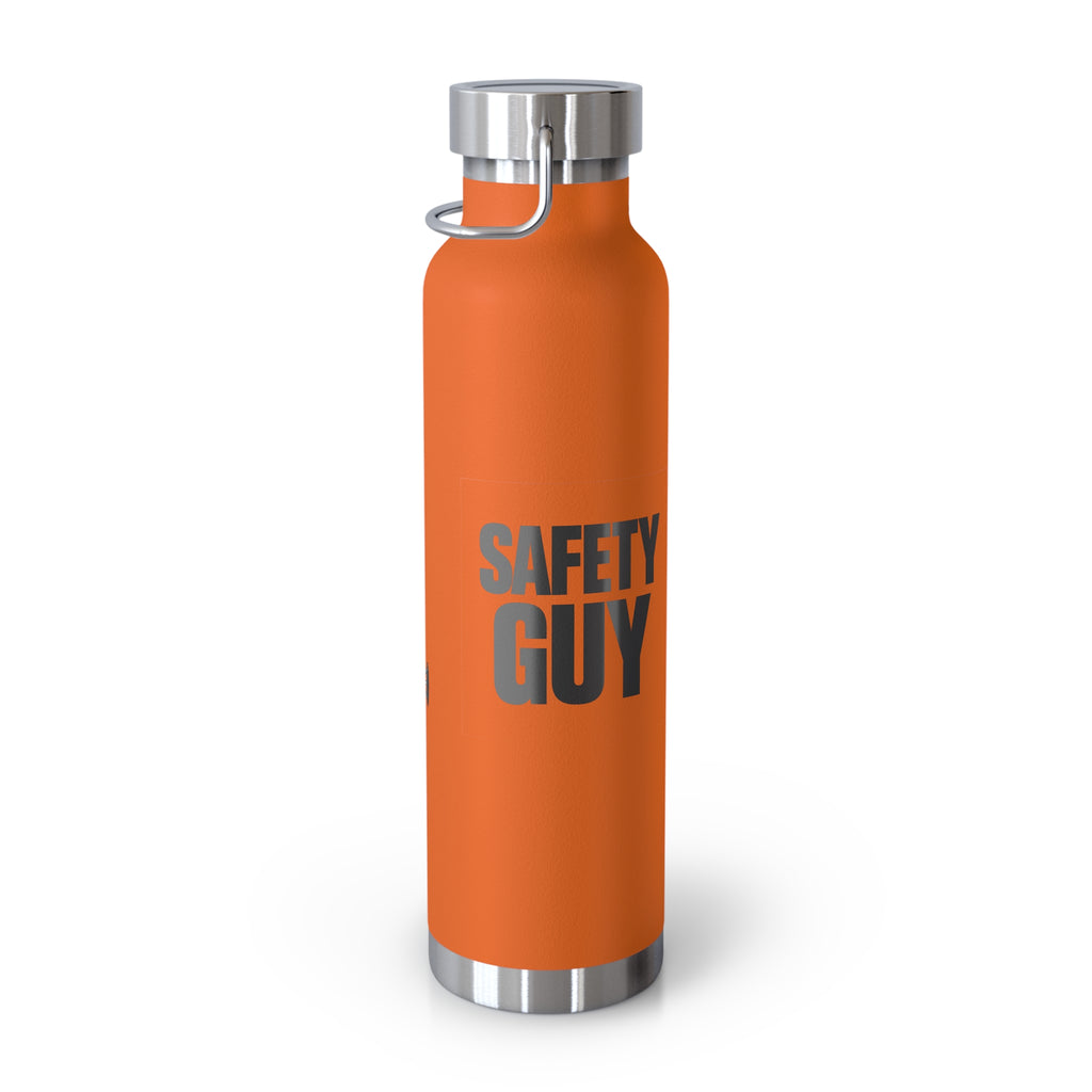 "Safety Guy" 22oz Insulated Water Bottle — Copper Vacuum Thermos