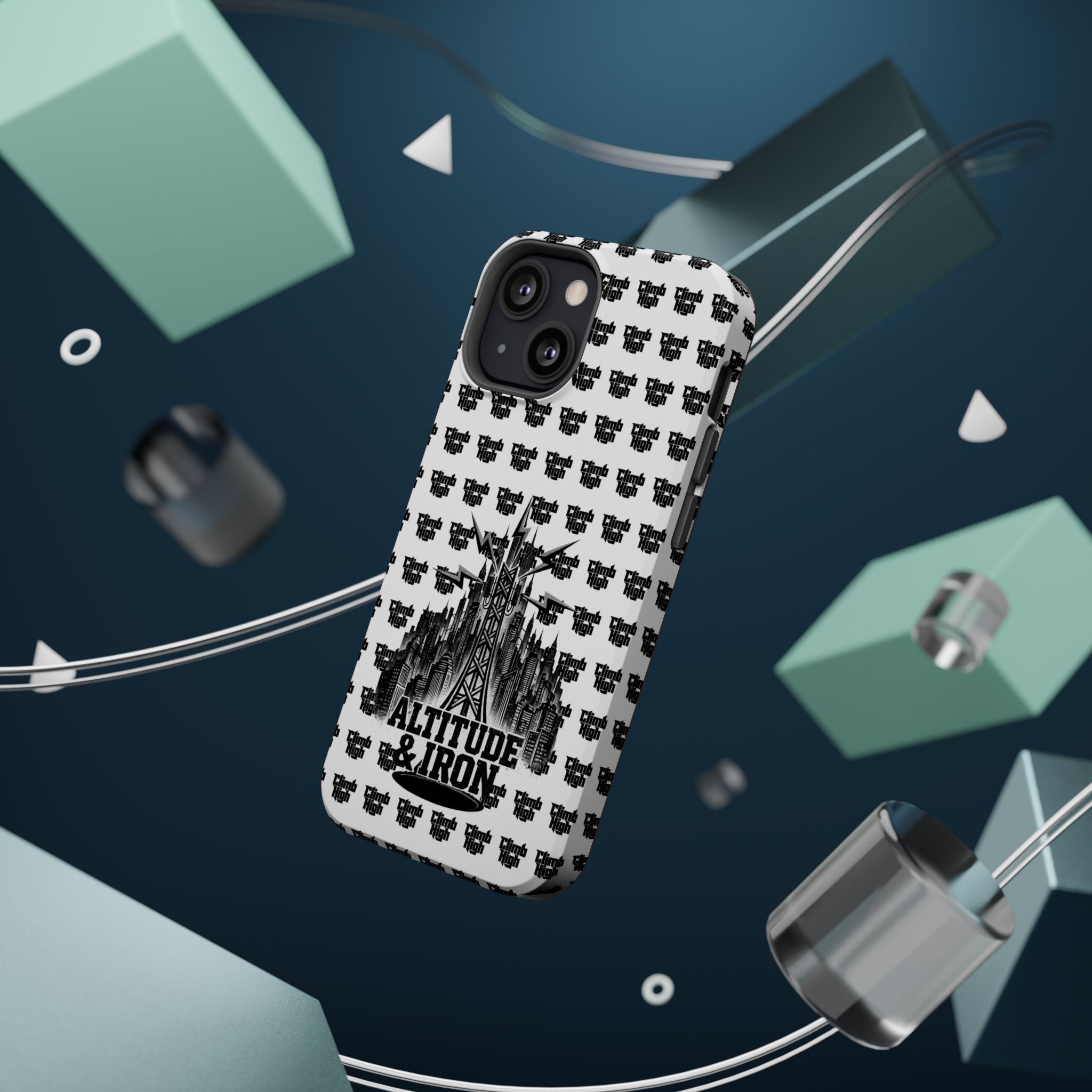 Altitude & Iron Black Crest Magnetic Tough Phone Case