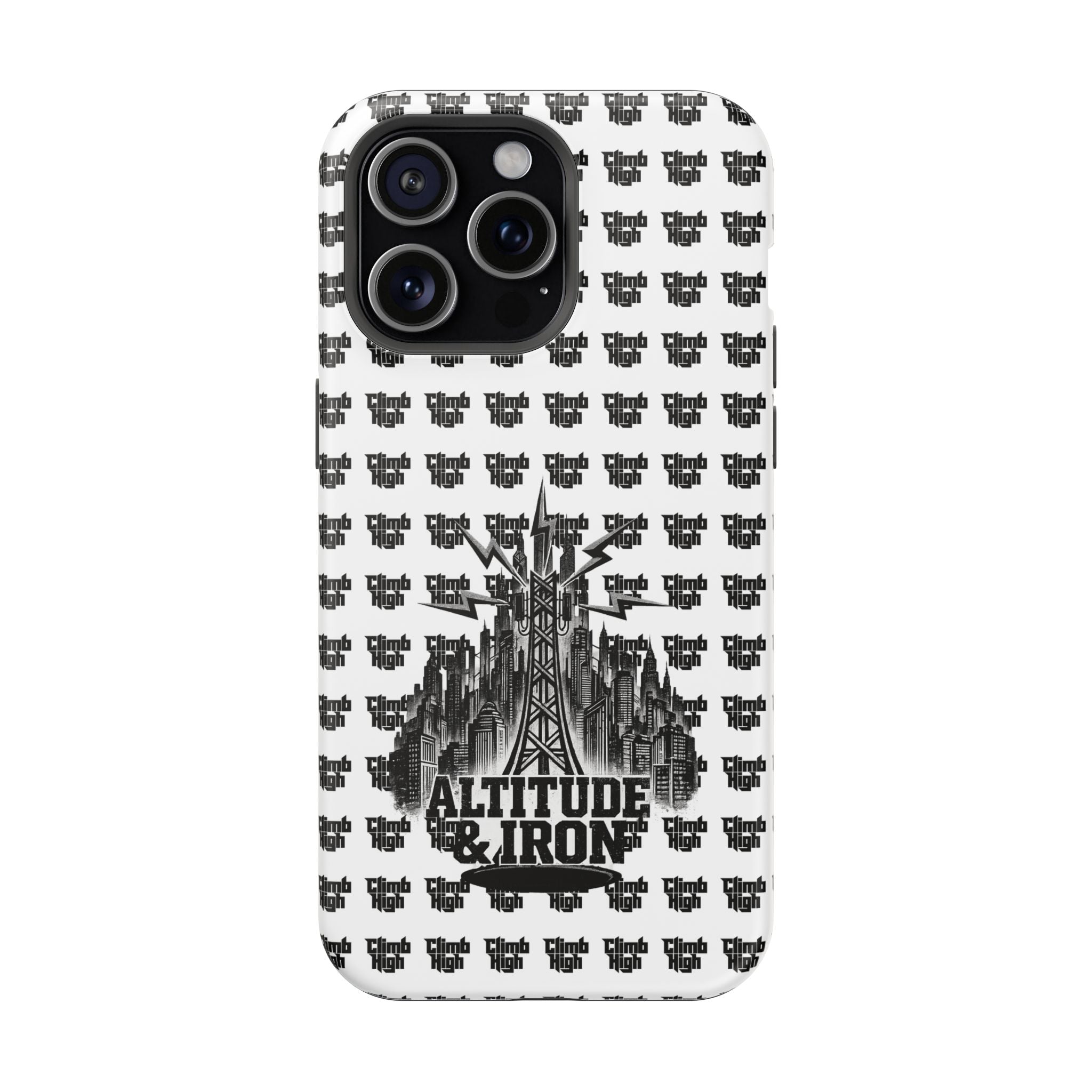 Altitude & Iron Black Crest Magnetic Tough Phone Case