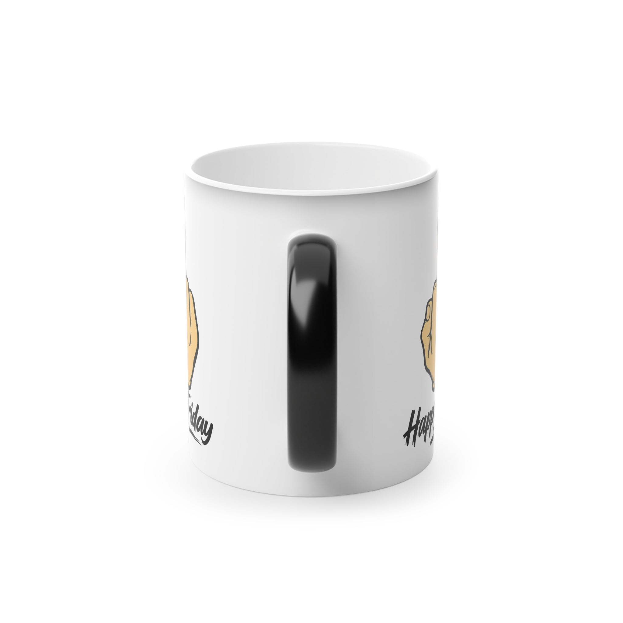 "Happy Friday" Color-Change Magic Mug — 11oz Novelty Coffee Mug