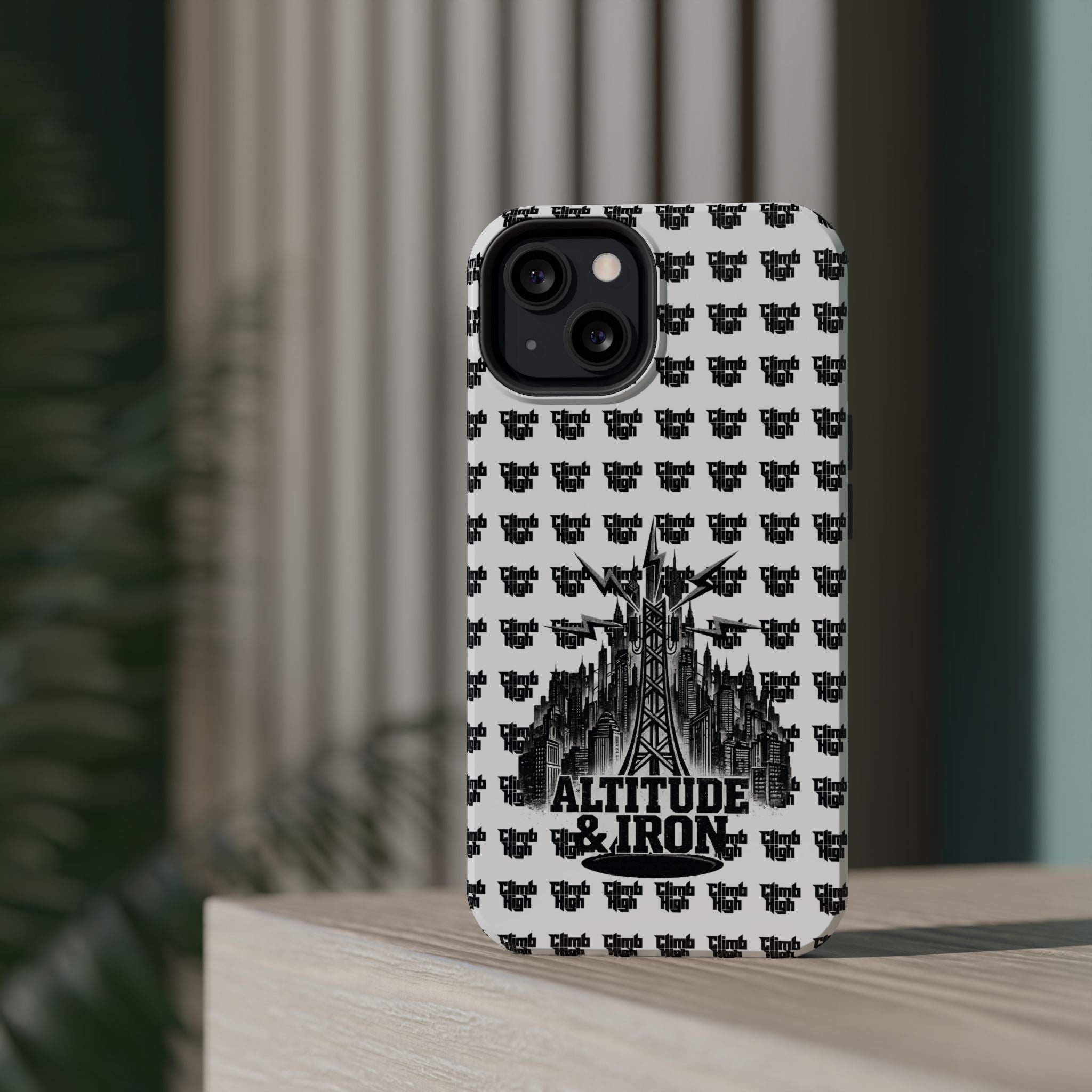 Altitude & Iron Black Crest Magnetic Tough Phone Case