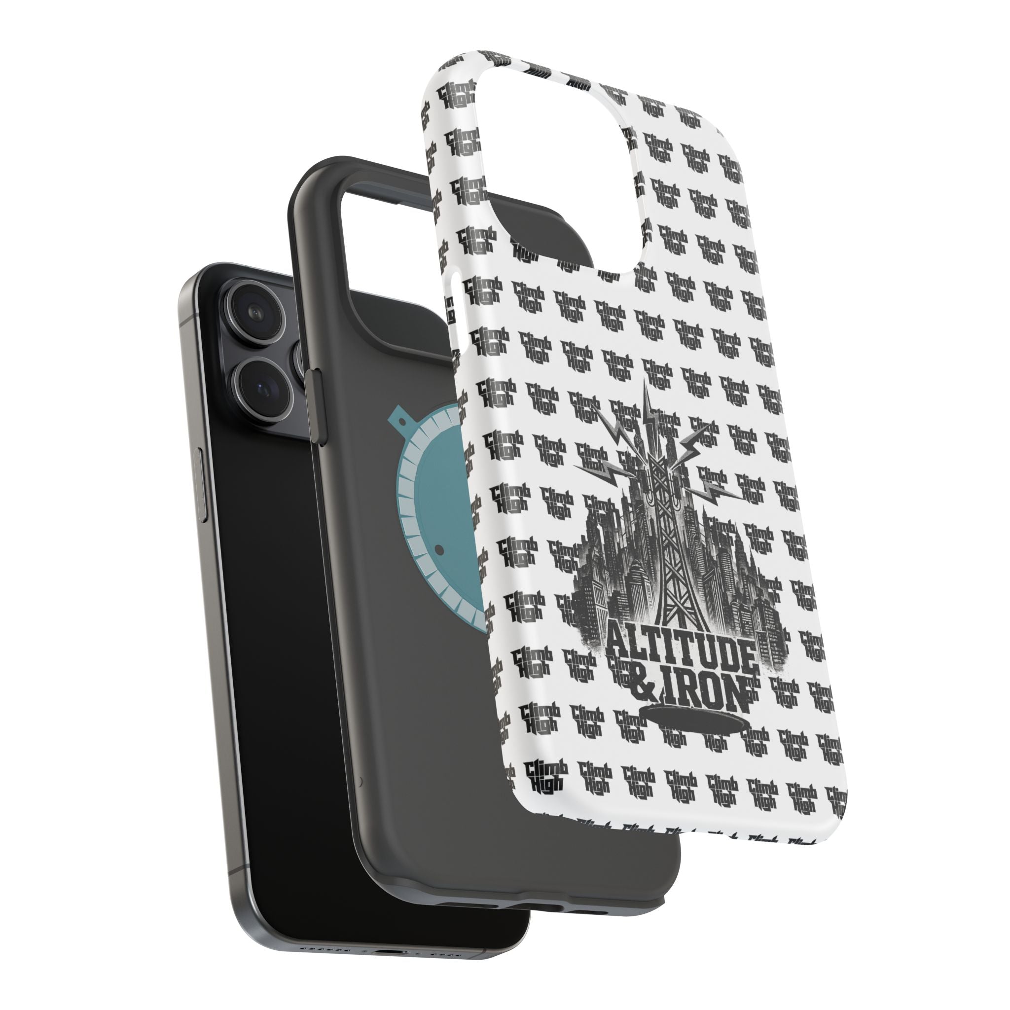 Altitude & Iron Black Crest Magnetic Tough Phone Case
