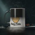 "Happy Friday" Color-Change Magic Mug — 11oz Novelty Coffee Mug