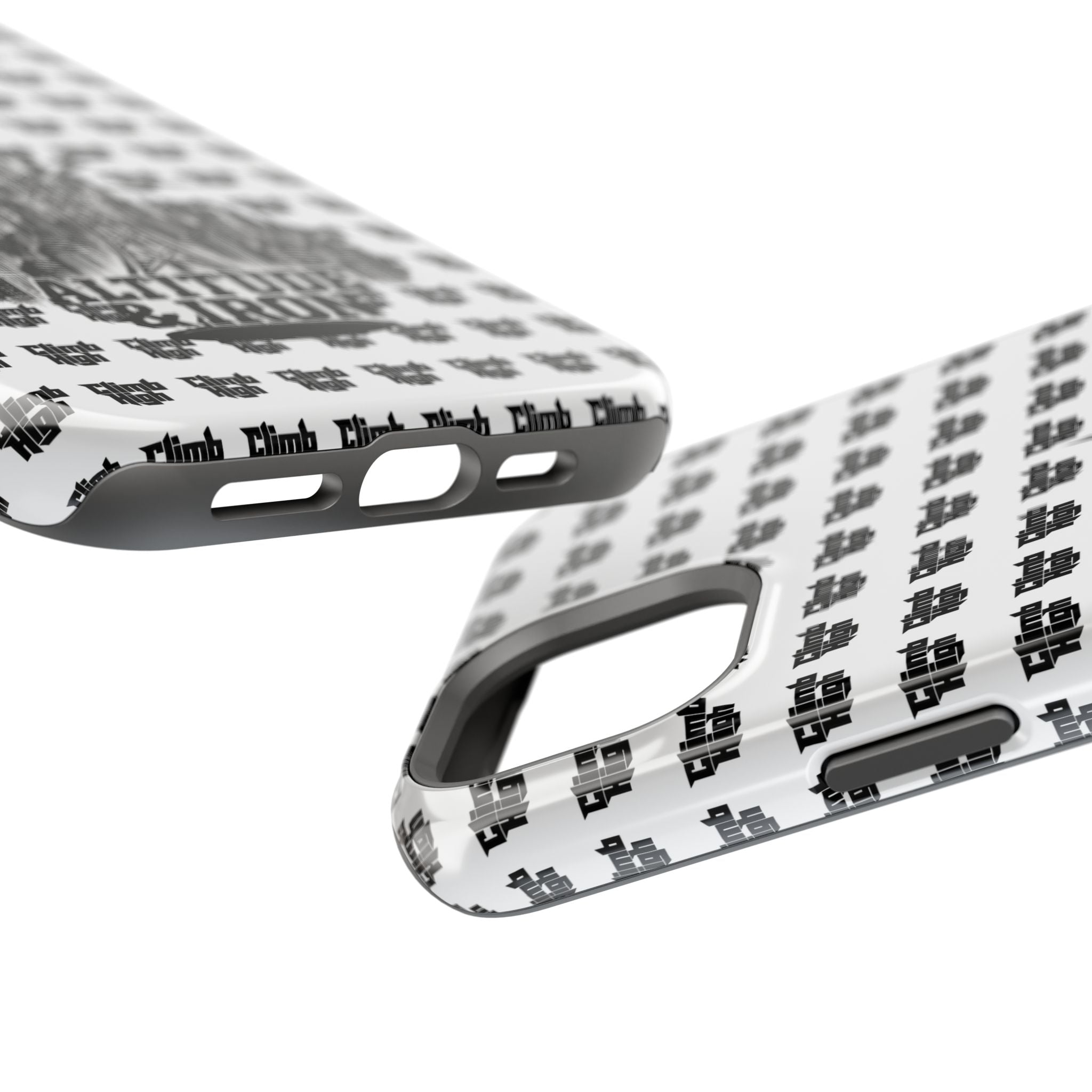 Altitude & Iron Black Crest Magnetic Tough Phone Case