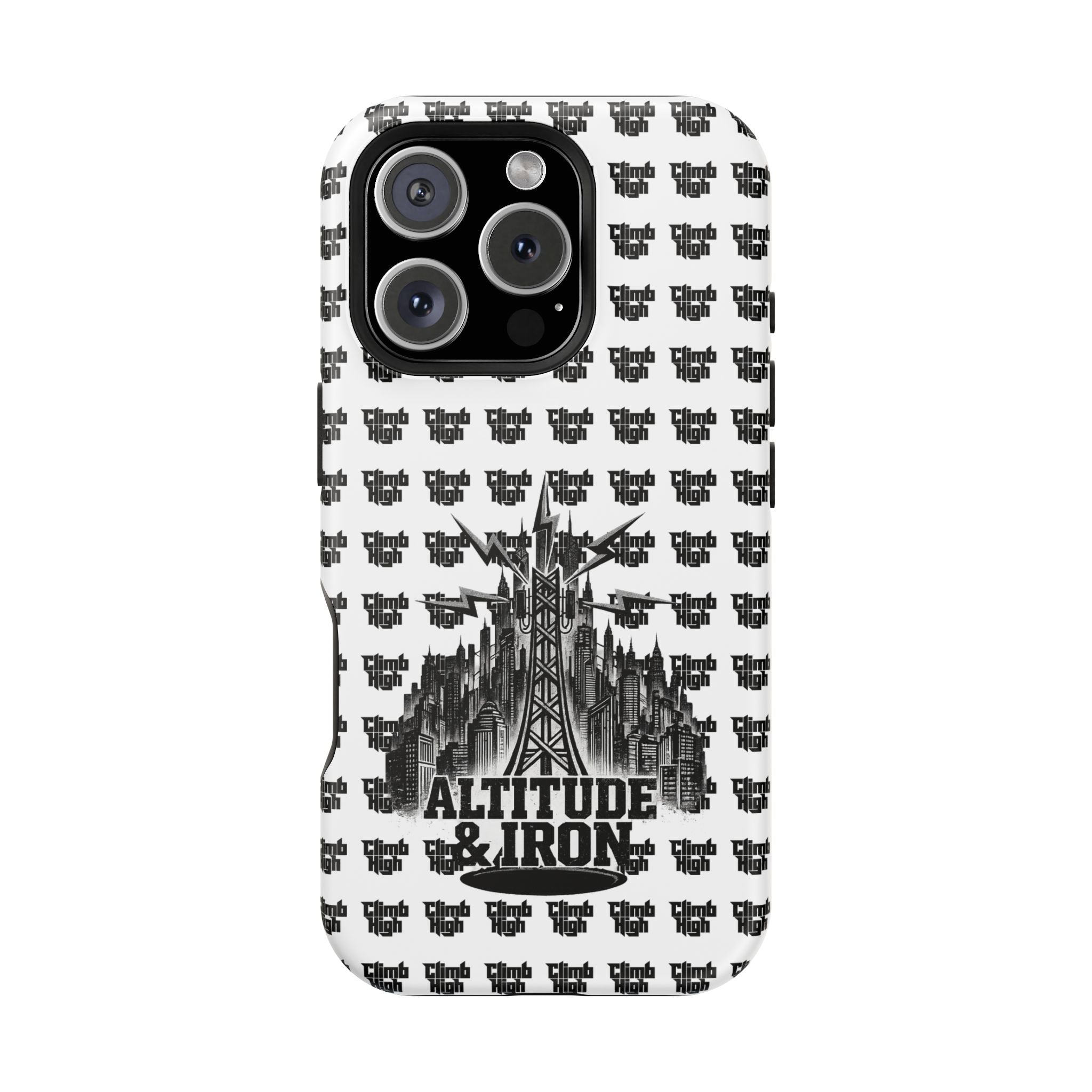 Altitude & Iron Black Crest Magnetic Tough Phone Case