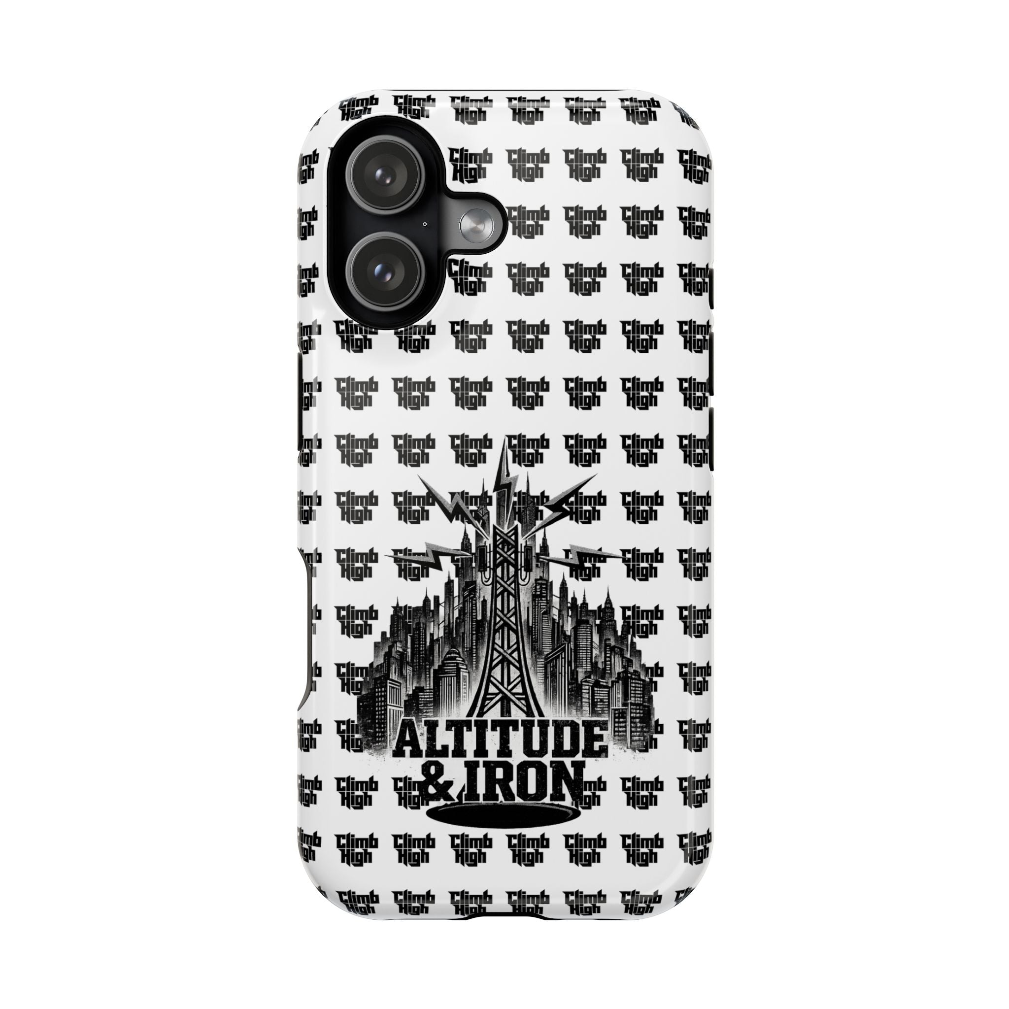 Altitude & Iron Black Crest Magnetic Tough Phone Case
