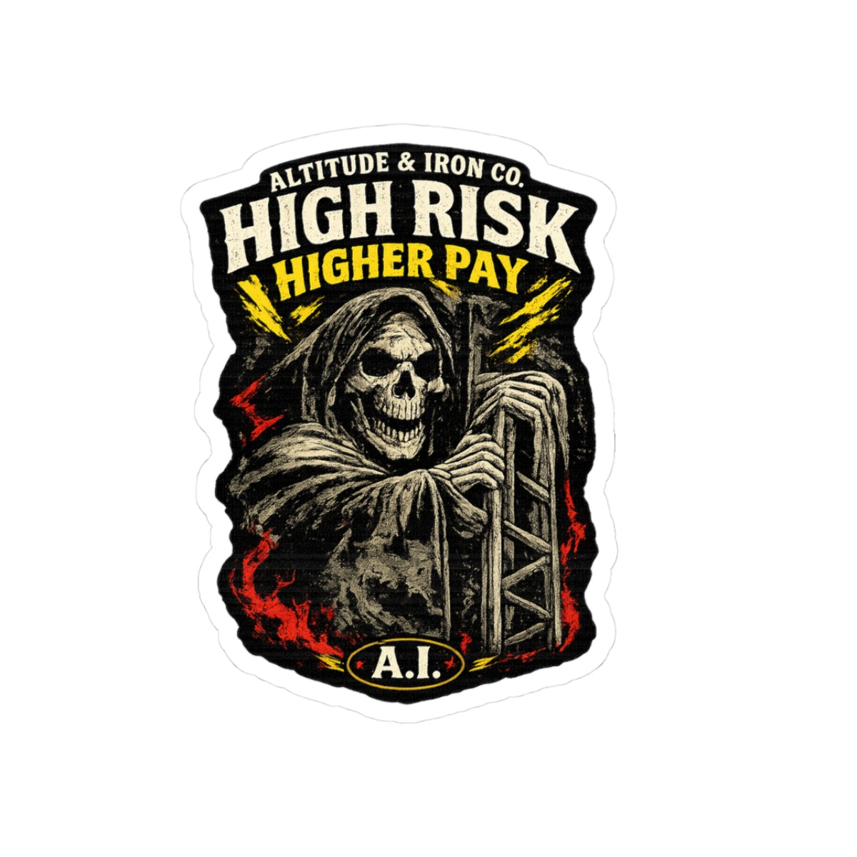 High Risk Reaper Sticker