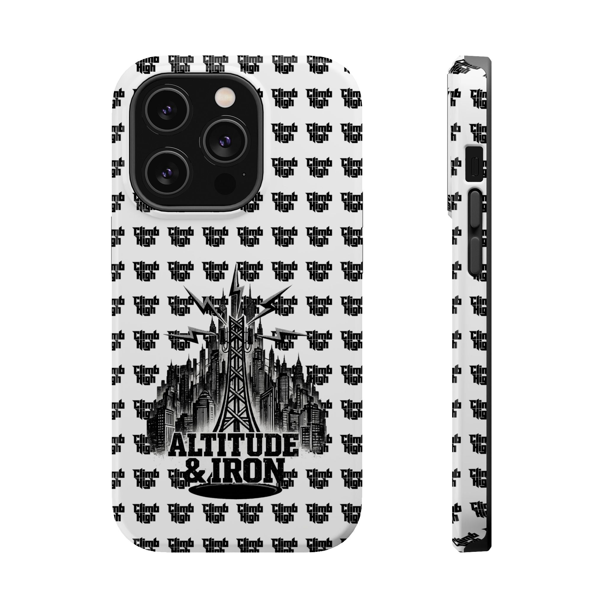 Altitude & Iron Black Crest Magnetic Tough Phone Case