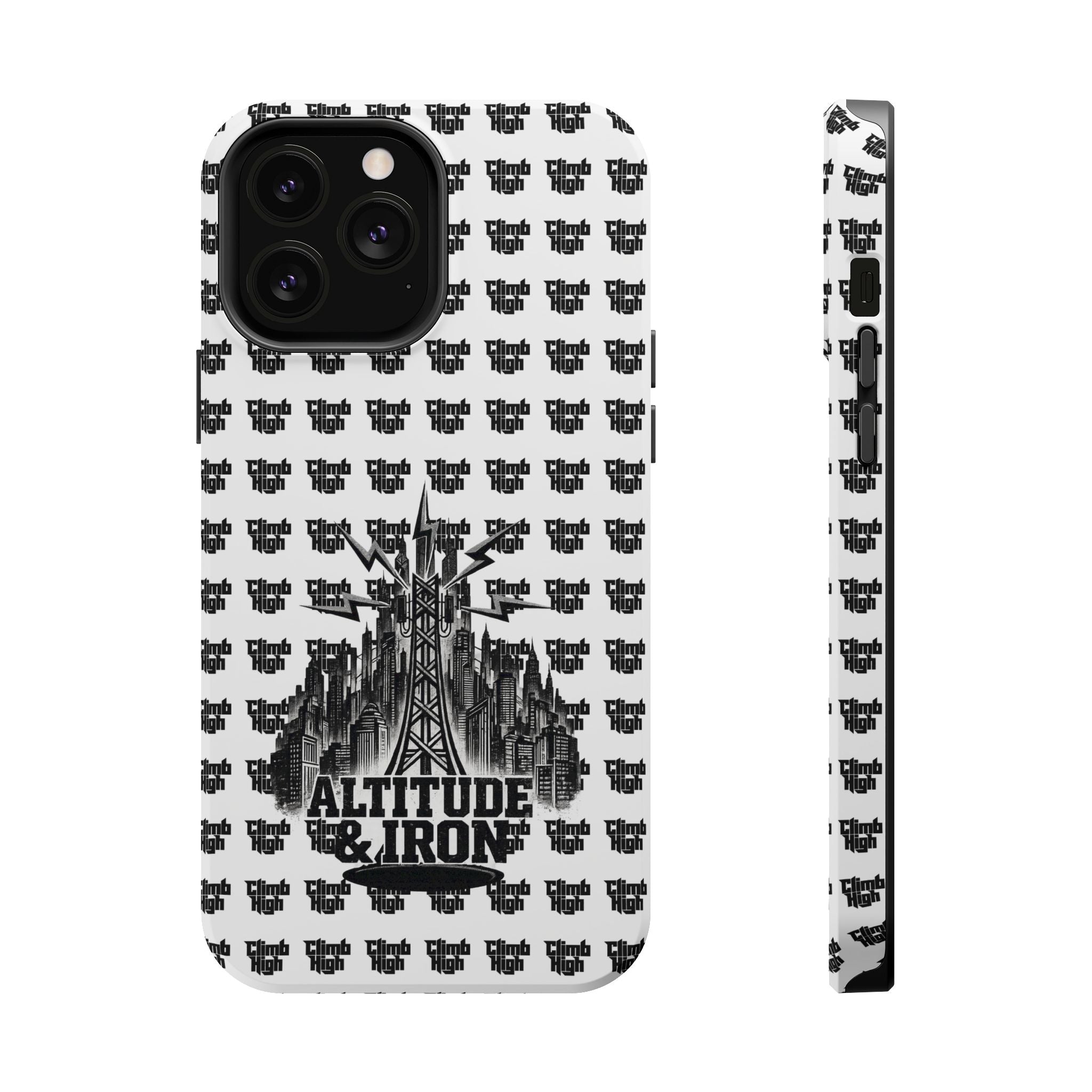 Altitude & Iron Black Crest Magnetic Tough Phone Case