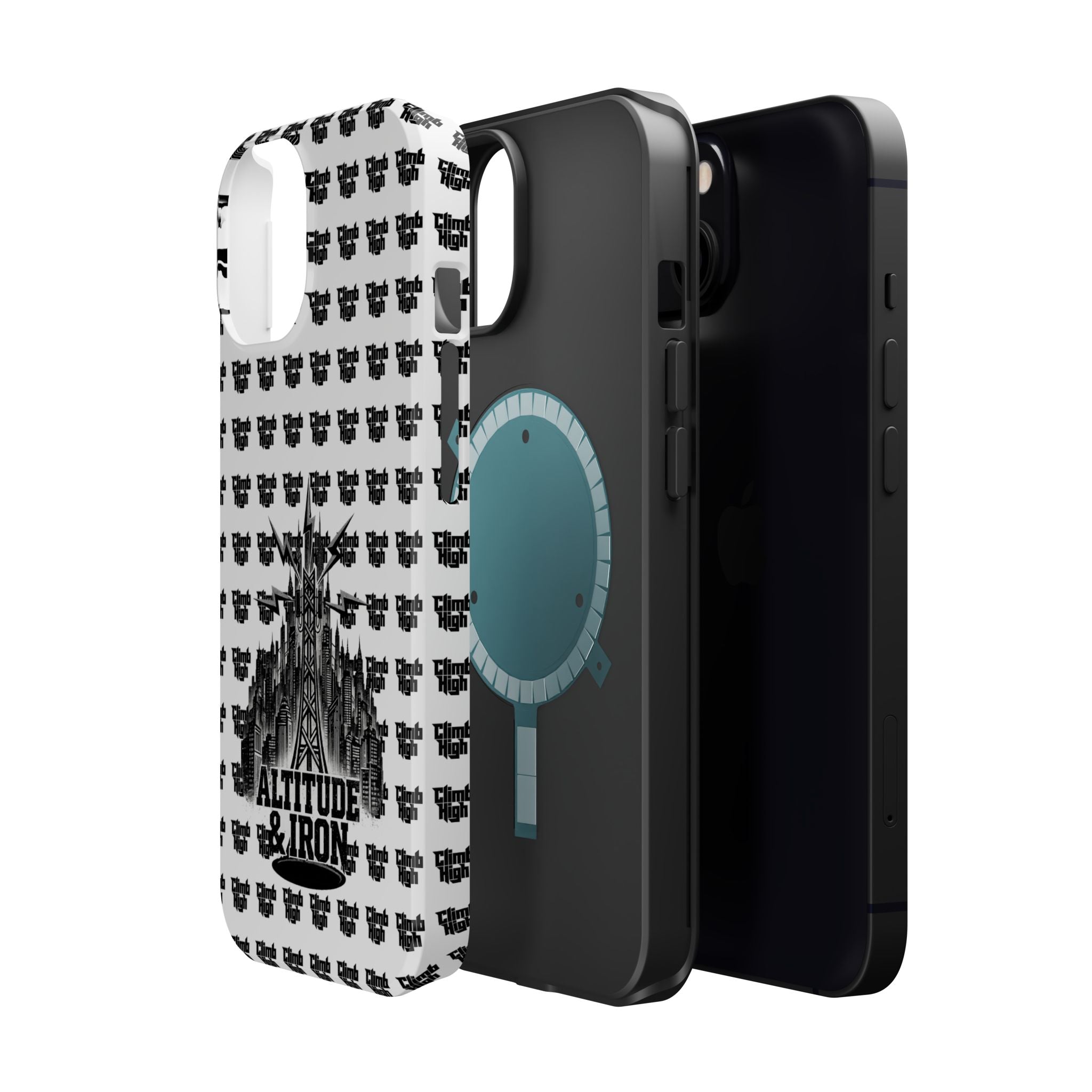 Altitude & Iron Black Crest Magnetic Tough Phone Case