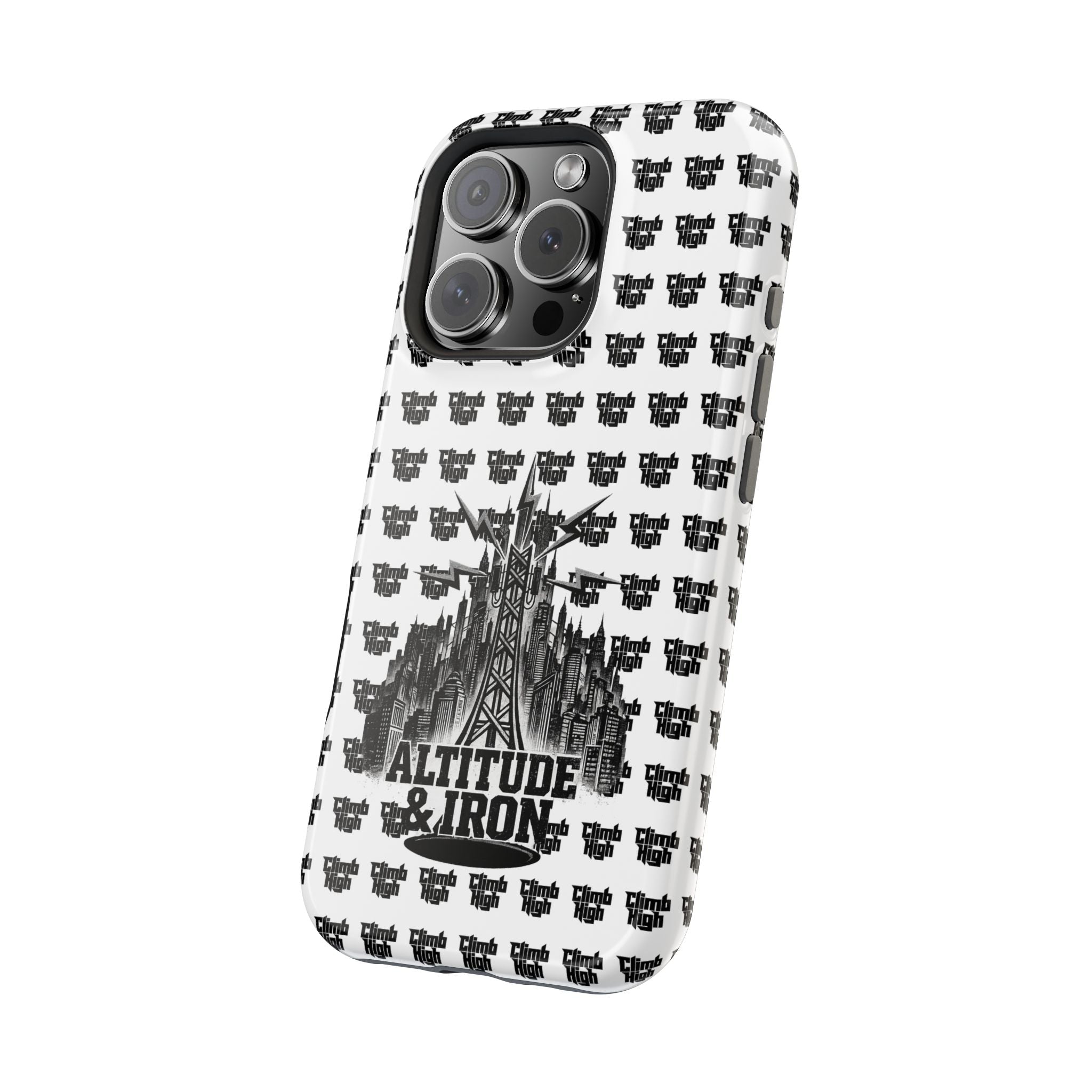 Altitude & Iron Black Crest Magnetic Tough Phone Case