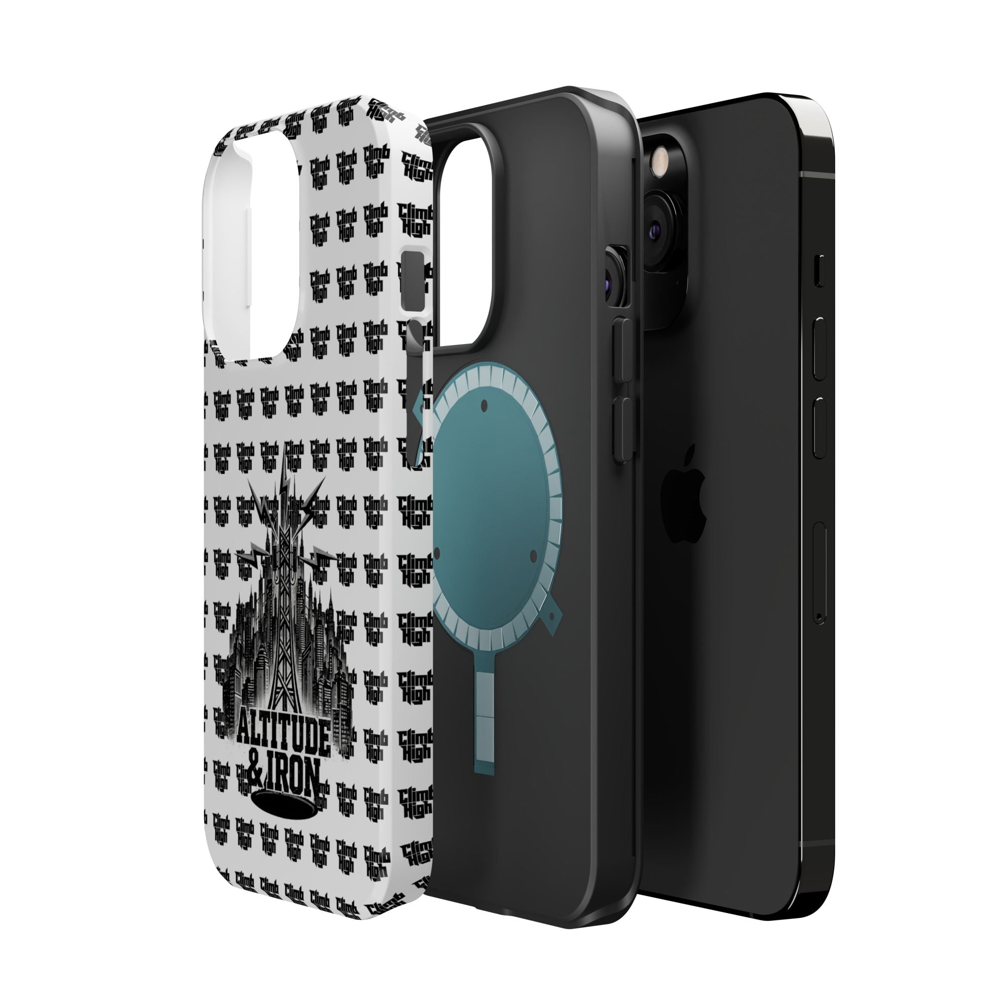 Altitude & Iron Black Crest Magnetic Tough Phone Case