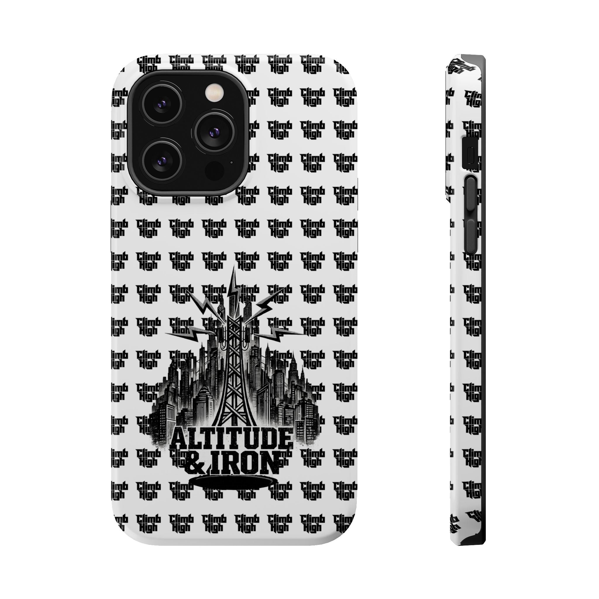 Altitude & Iron Black Crest Magnetic Tough Phone Case