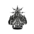 Altitude & Iron Cityscape Sticker - Retro Radio Tower Kiss-Cut Decal