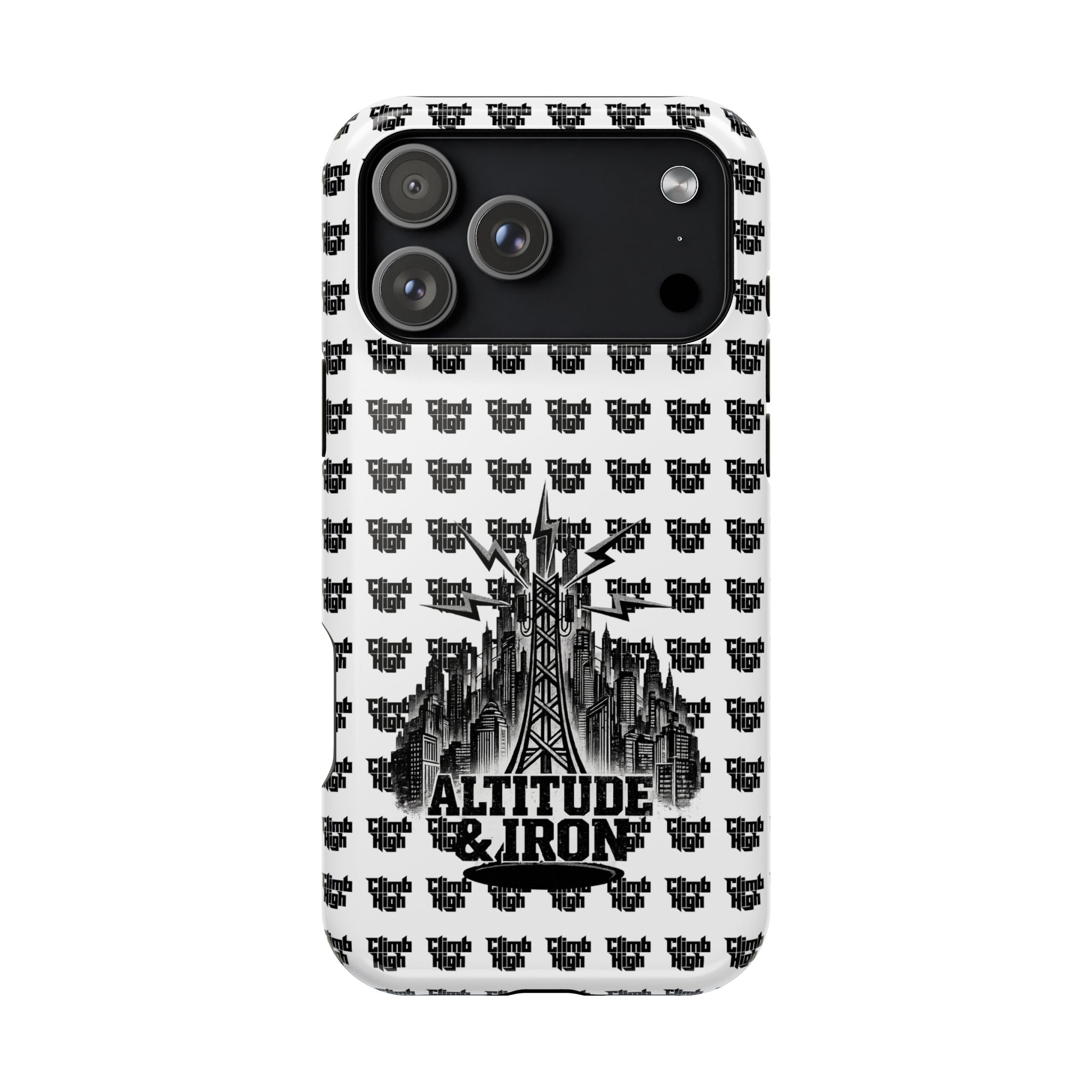 Altitude & Iron Black Crest Magnetic Tough Phone Case