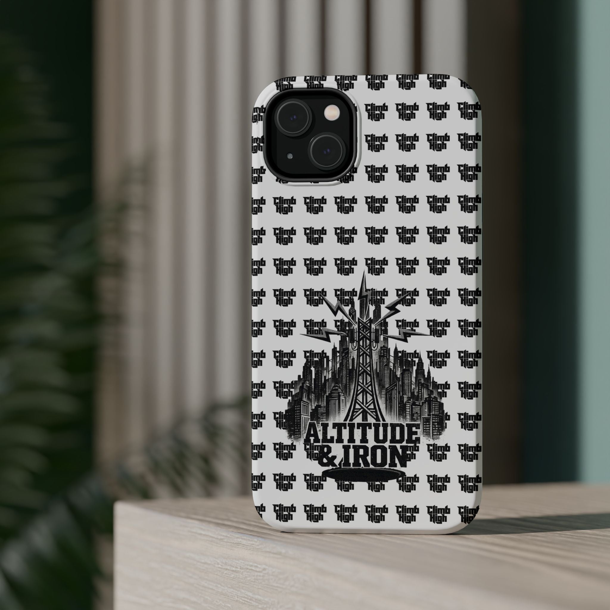 Altitude & Iron Black Crest Magnetic Tough Phone Case