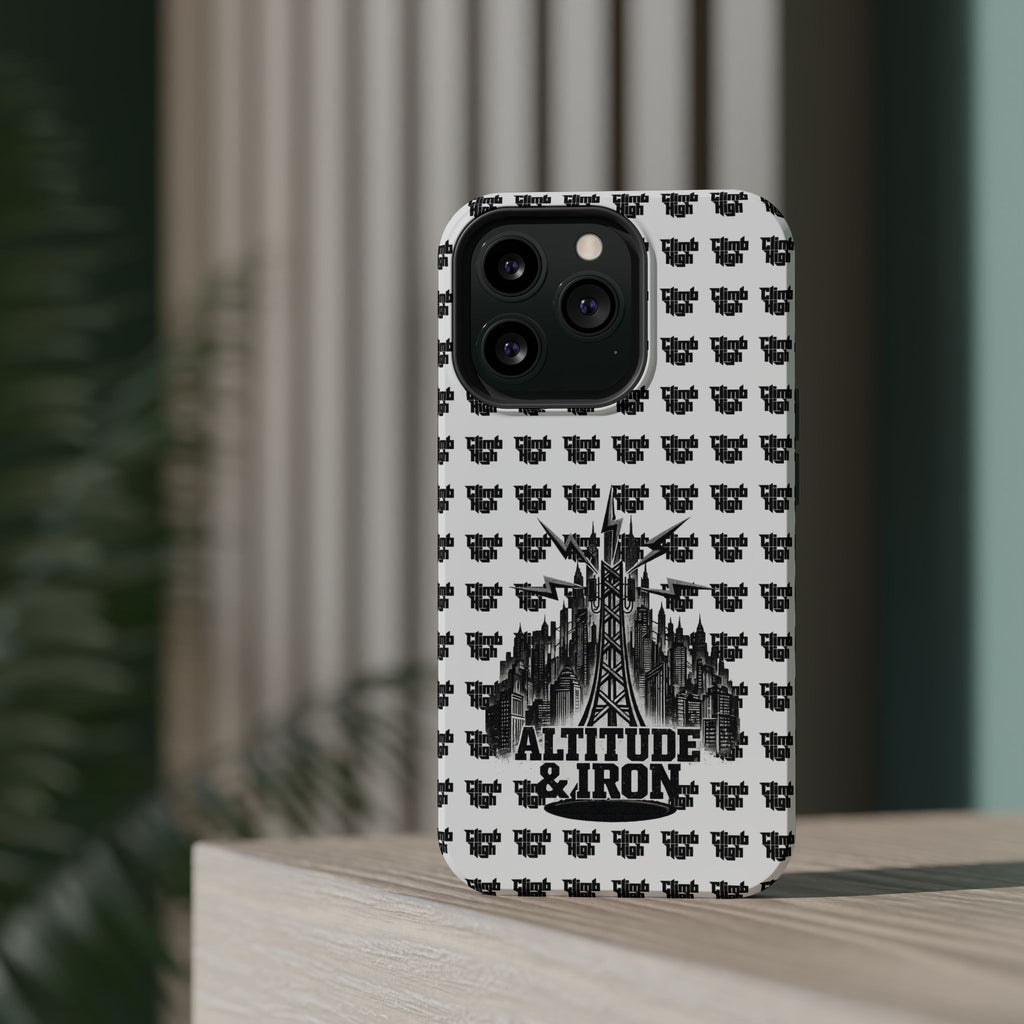 Altitude & Iron Black Crest Magnetic Tough Phone Case