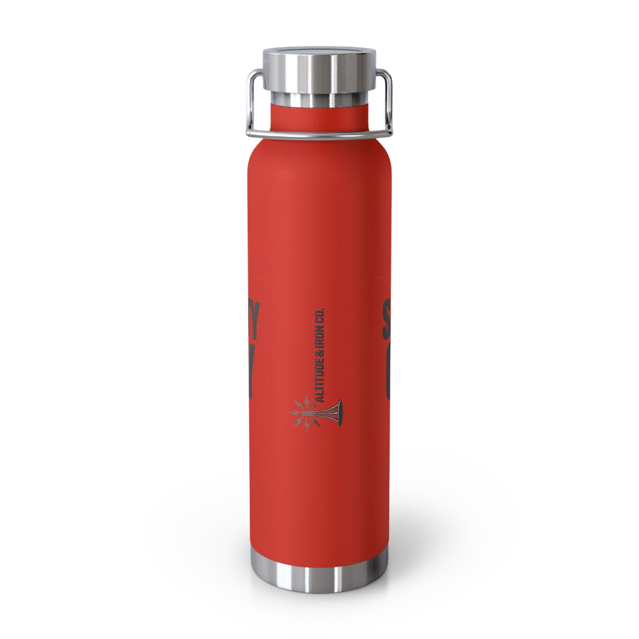"Safety Guy" 22oz Insulated Water Bottle — Copper Vacuum Thermos
