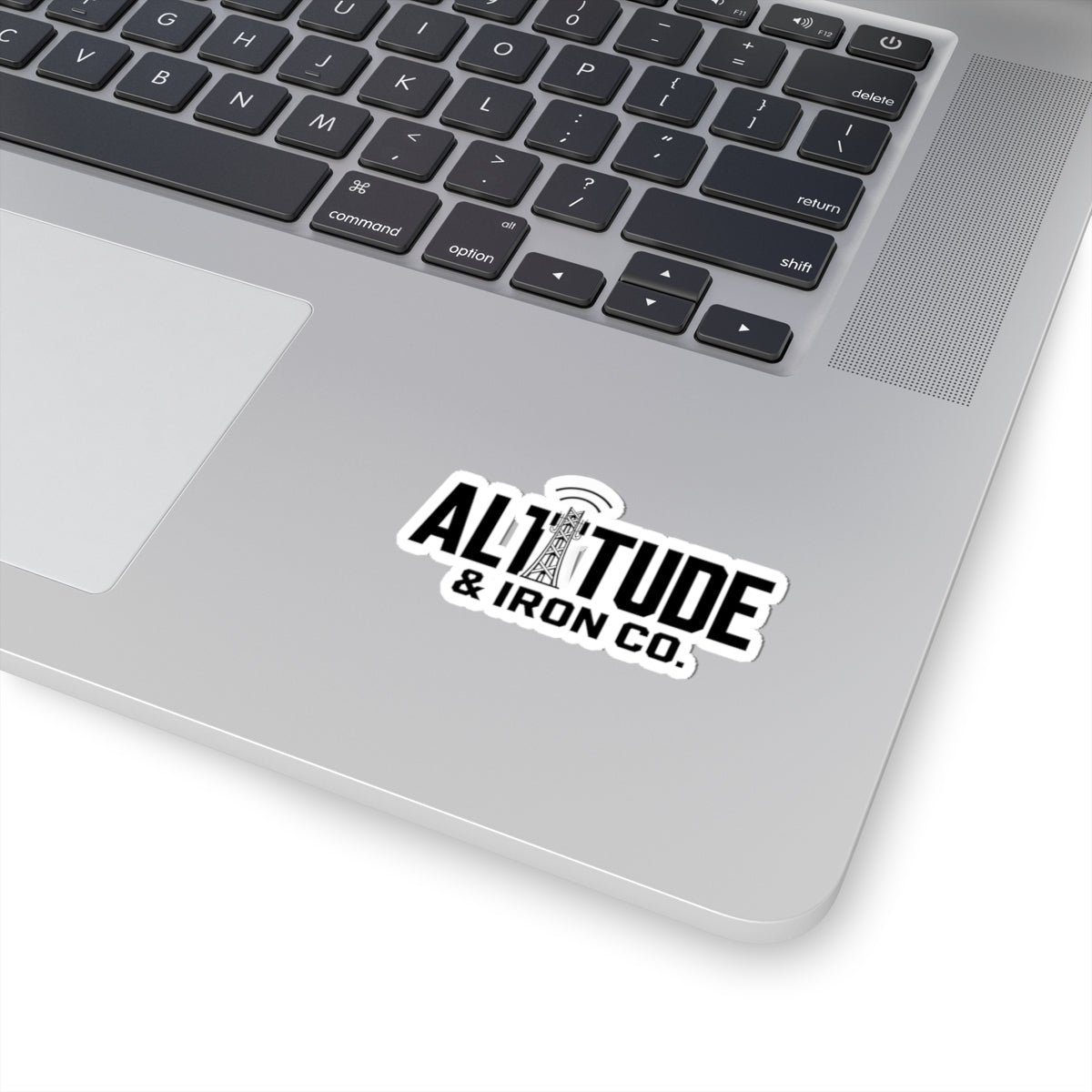 2" Altitude & Iron Co. Logo Sticker — Industrial Radio Tower Kiss-Cut Sticker