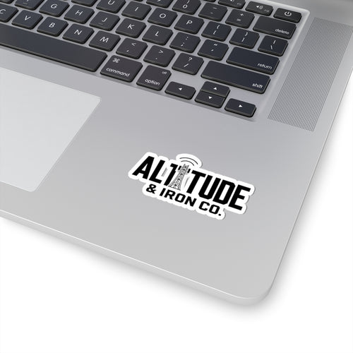 2" Altitude & Iron Co. Logo Sticker — Industrial Radio Tower Kiss-Cut Sticker
