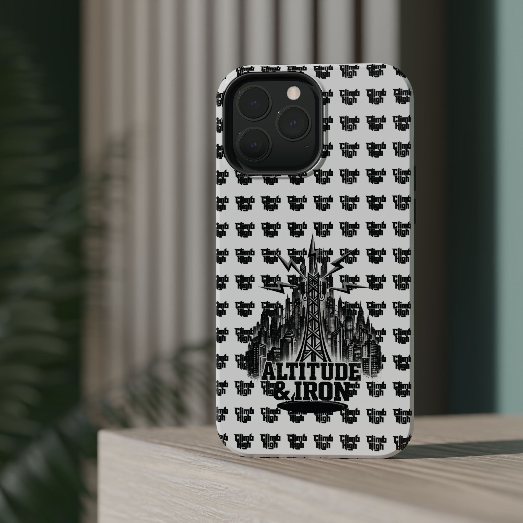 Altitude & Iron Black Crest Magnetic Tough Phone Case