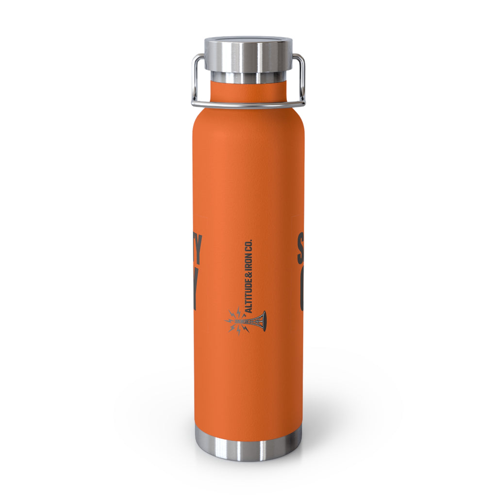 "Safety Guy" 22oz Insulated Water Bottle — Copper Vacuum Thermos