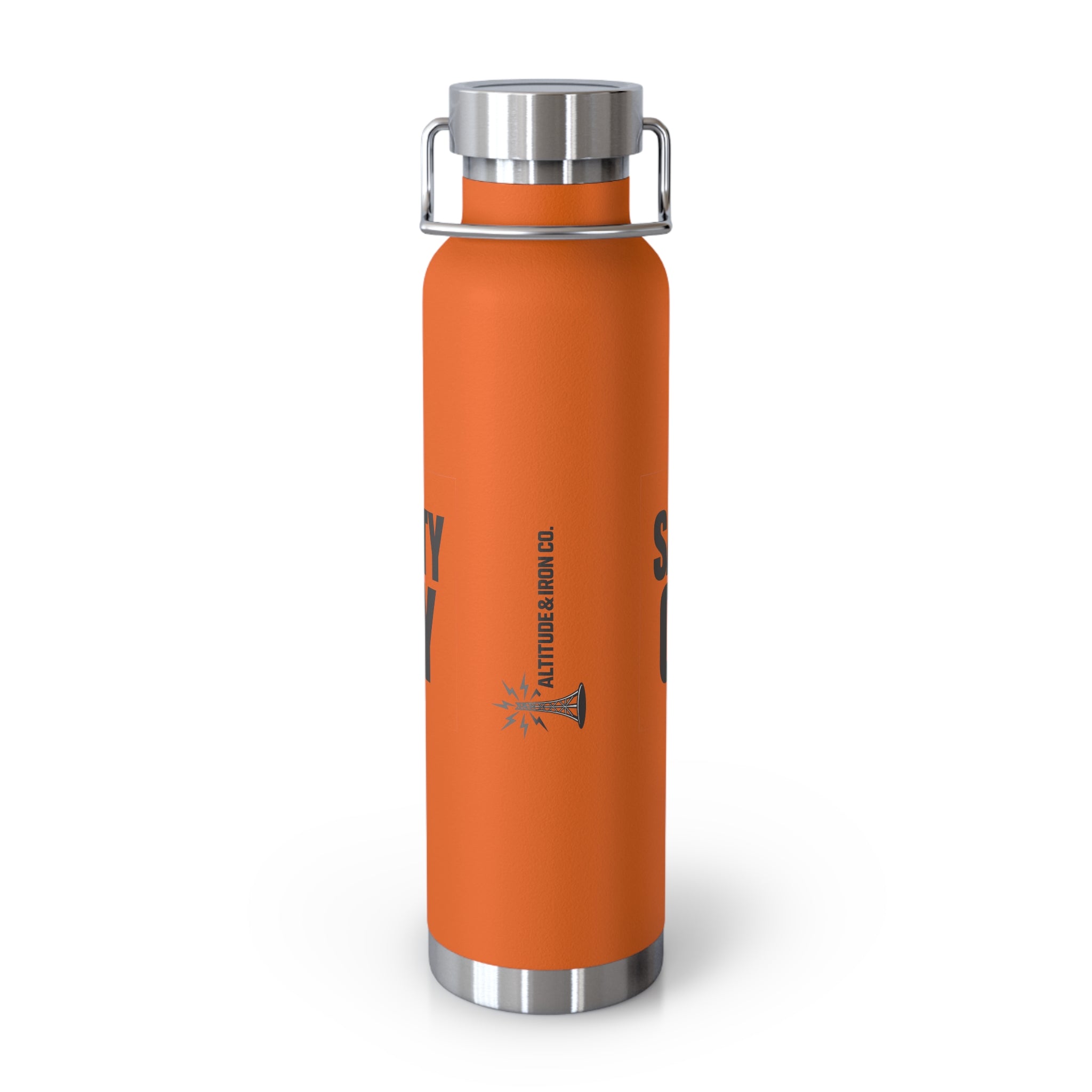 "Safety Guy" 22oz Insulated Water Bottle — Copper Vacuum Thermos