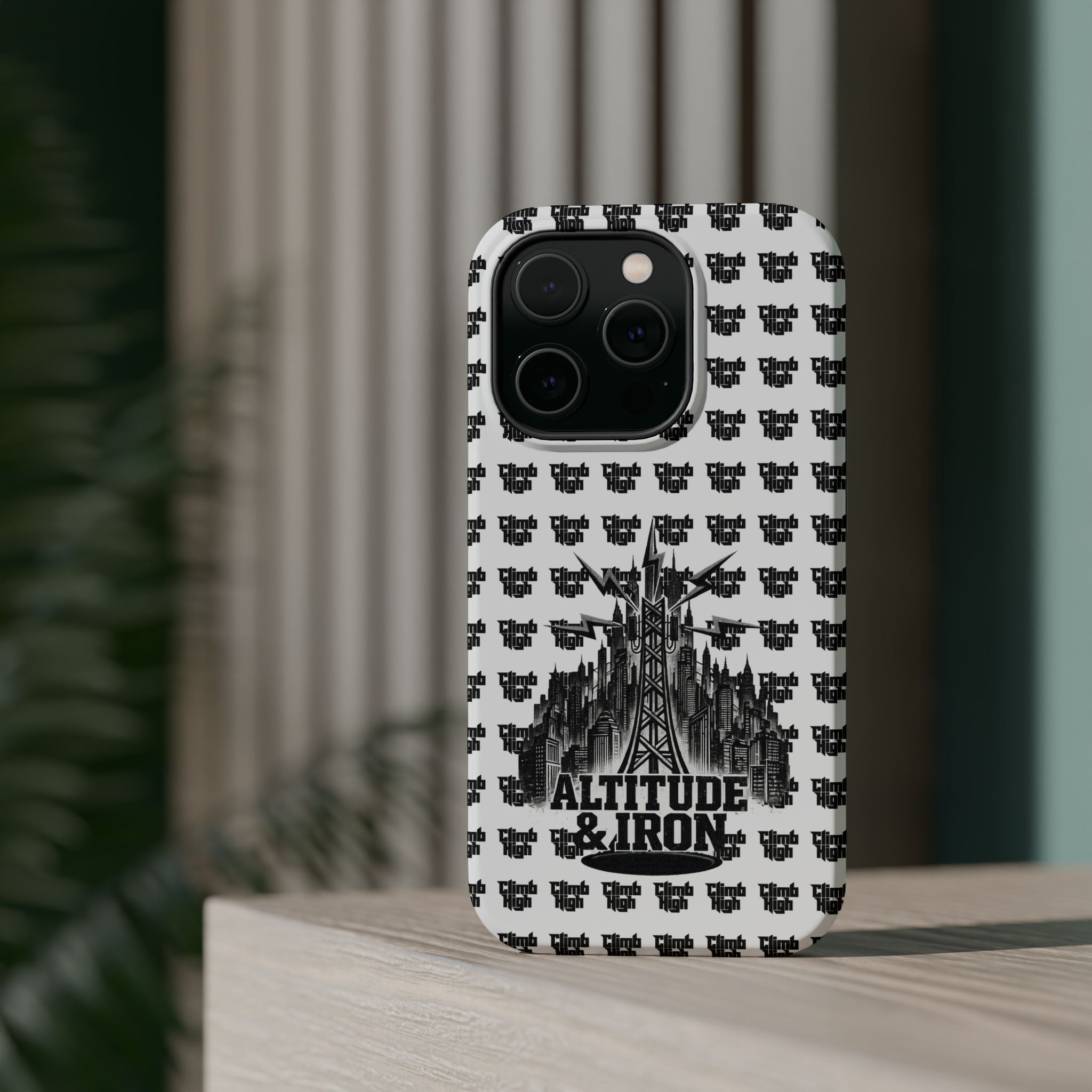Altitude & Iron Black Crest Magnetic Tough Phone Case