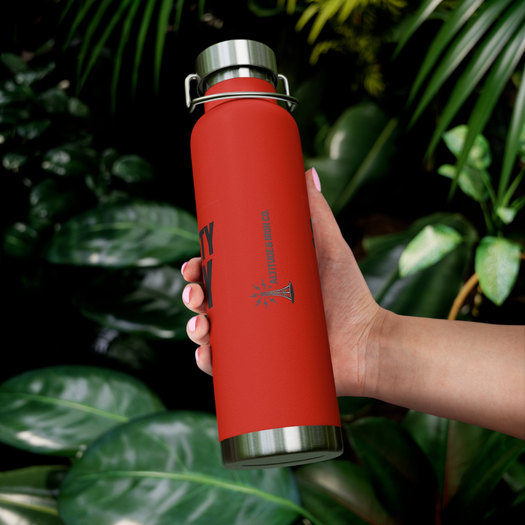 "Safety Guy" 22oz Insulated Water Bottle — Copper Vacuum Thermos