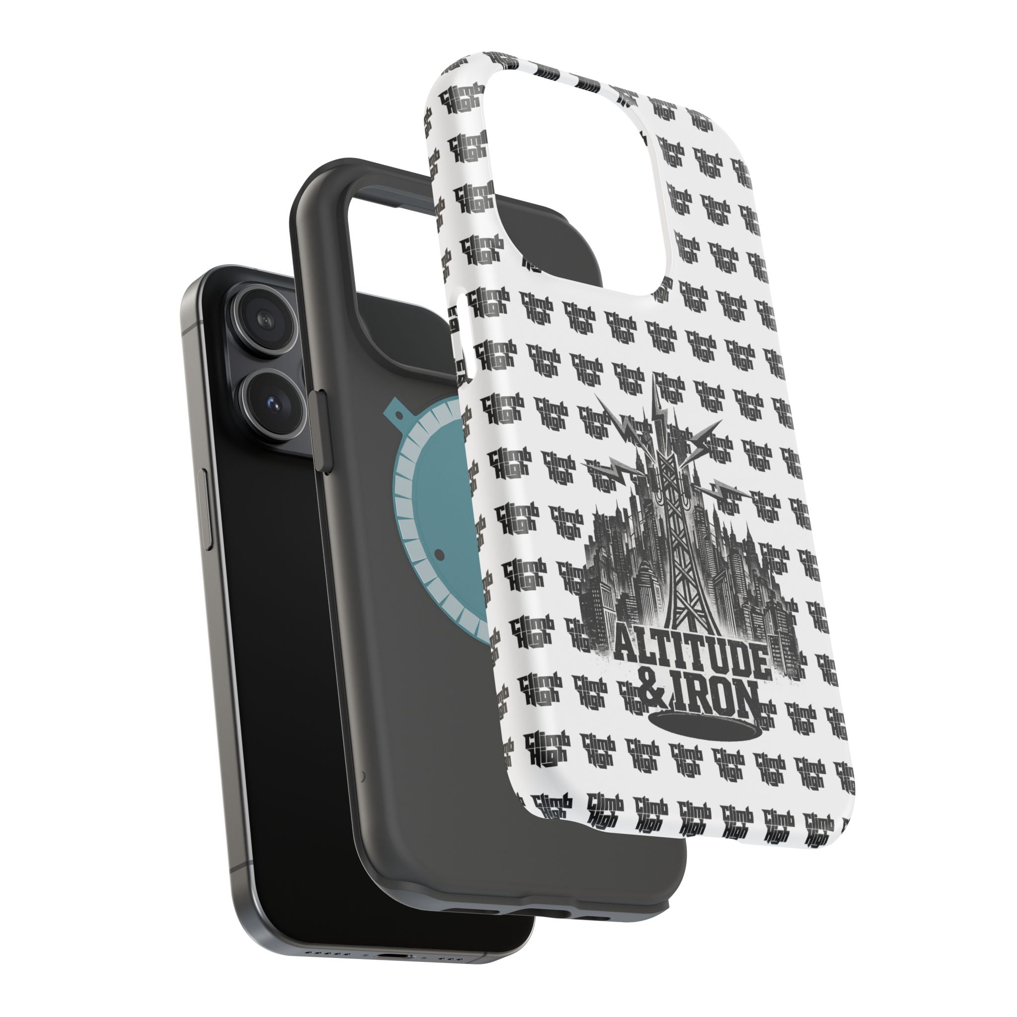 Altitude & Iron Black Crest Magnetic Tough Phone Case