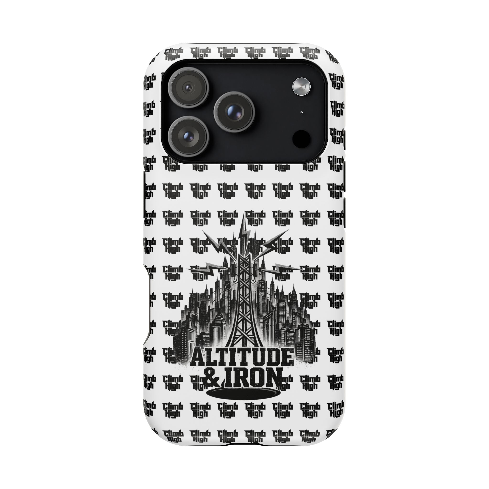 Altitude & Iron Black Crest Magnetic Tough Phone Case